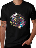 Pisces Graphic Tee - Zodiac Fish Design
