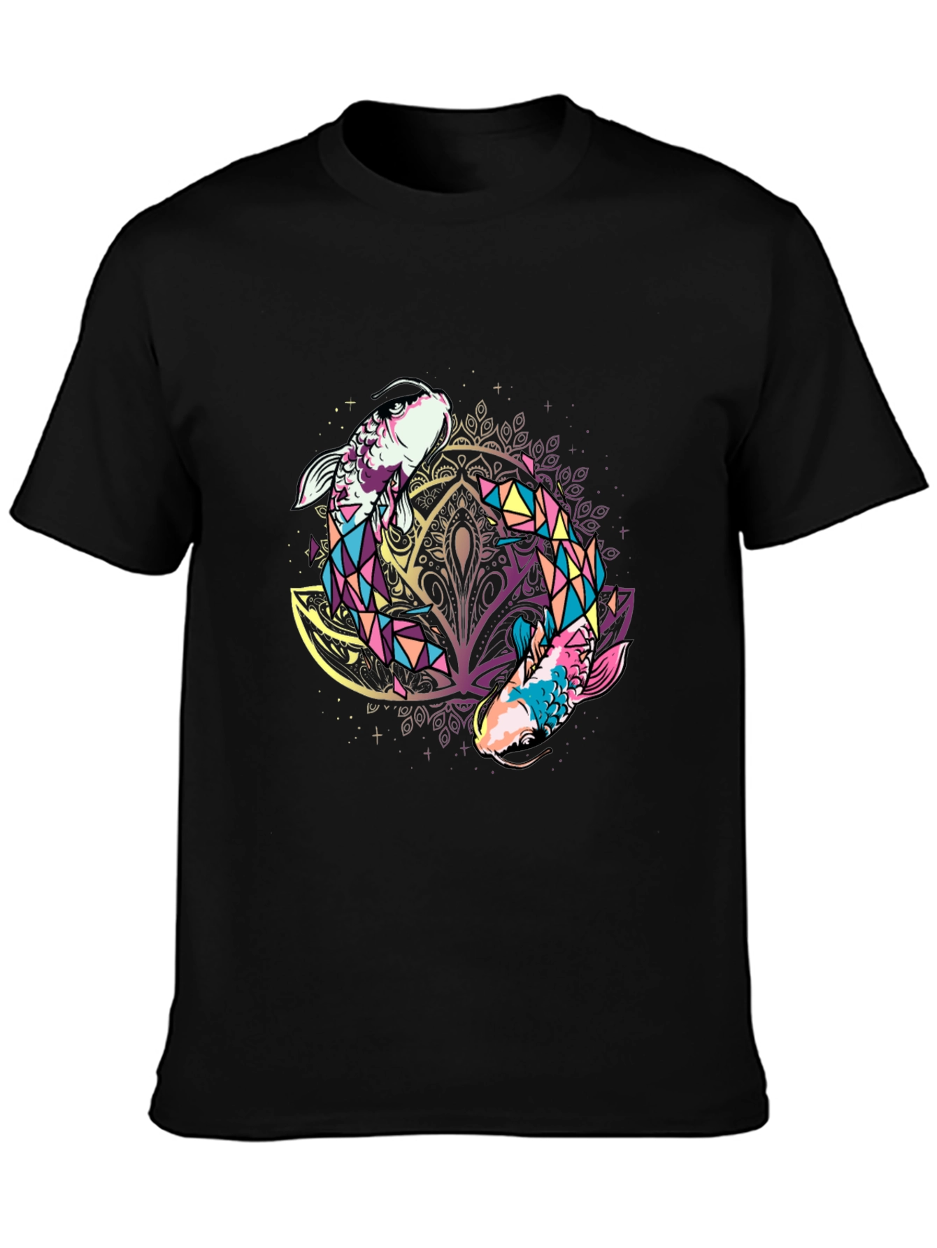 Pisces Graphic Tee - Zodiac Fish Design