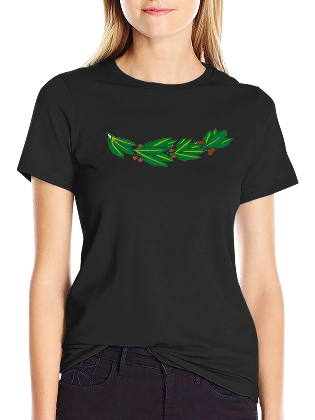 Leafy Crown T-Shirt - Organic Cotton Blend