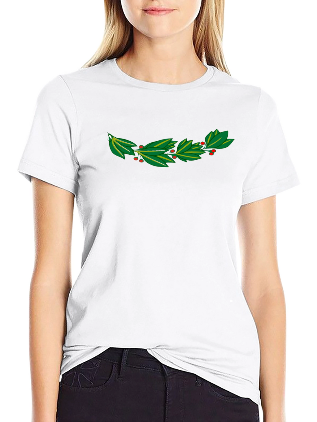 Leafy Crown T-Shirt - Organic Cotton Blend