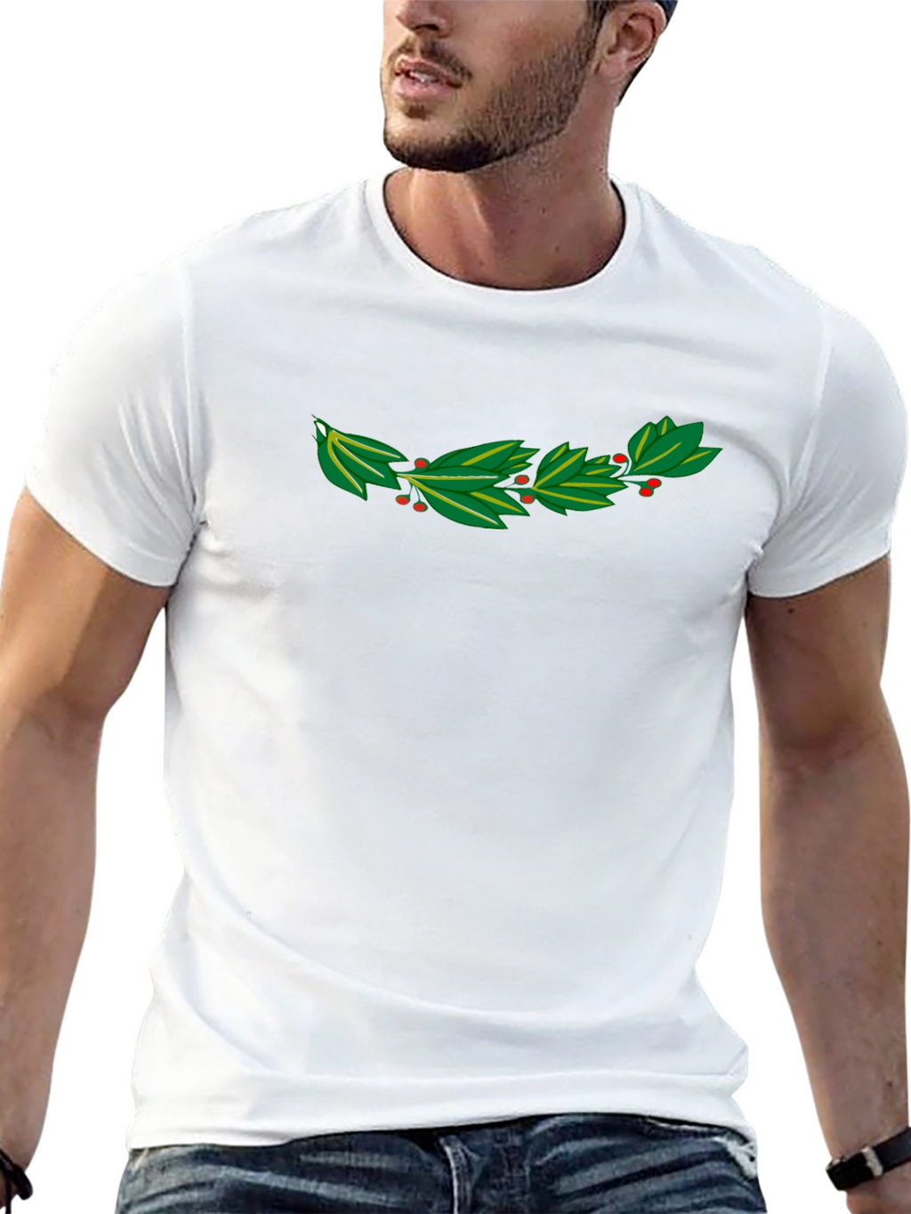 Leafy Crown T-Shirt - Organic Cotton Blend