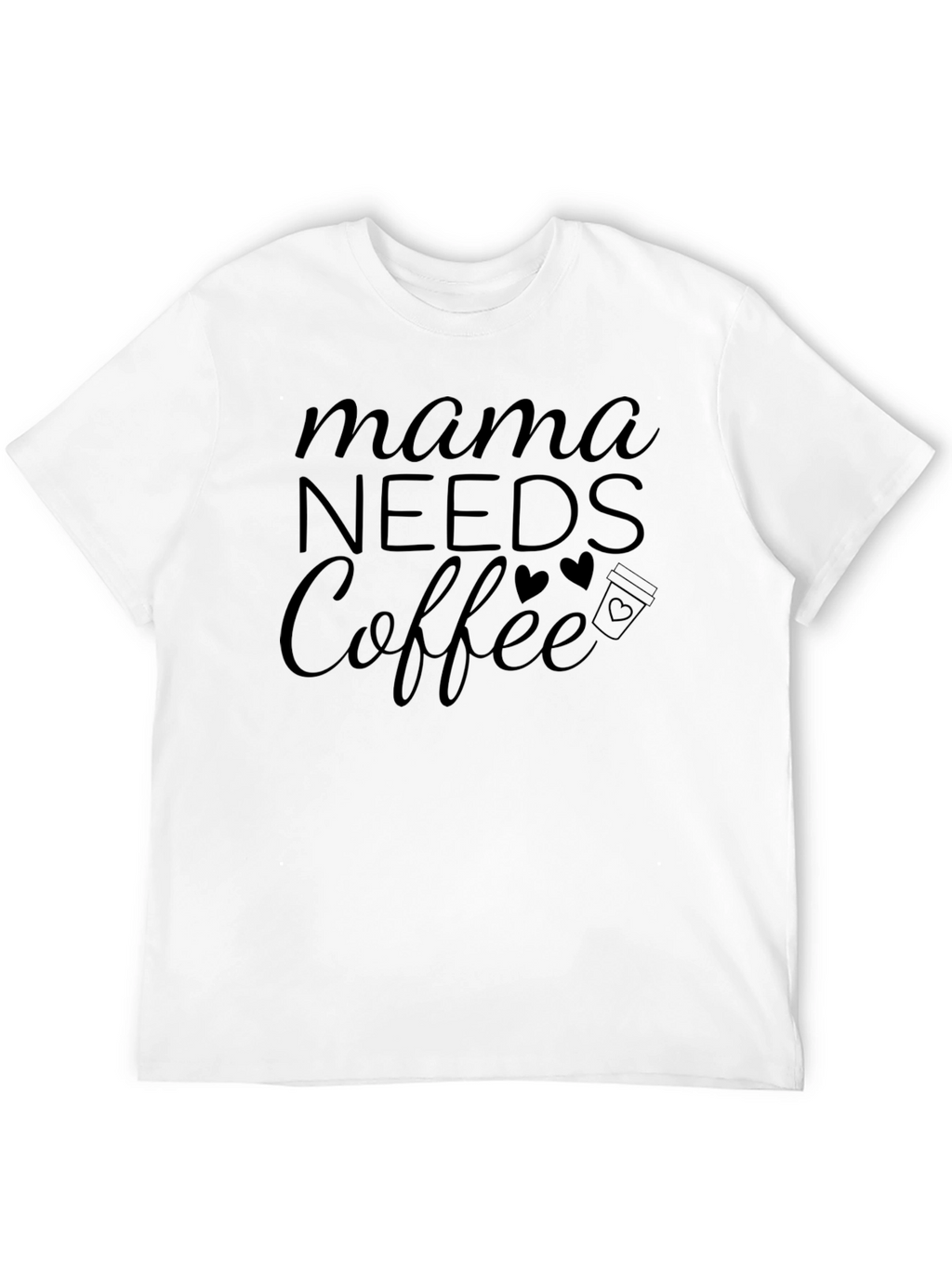 Mama Needs Coffee Graphic Tee - Casual Comfort
