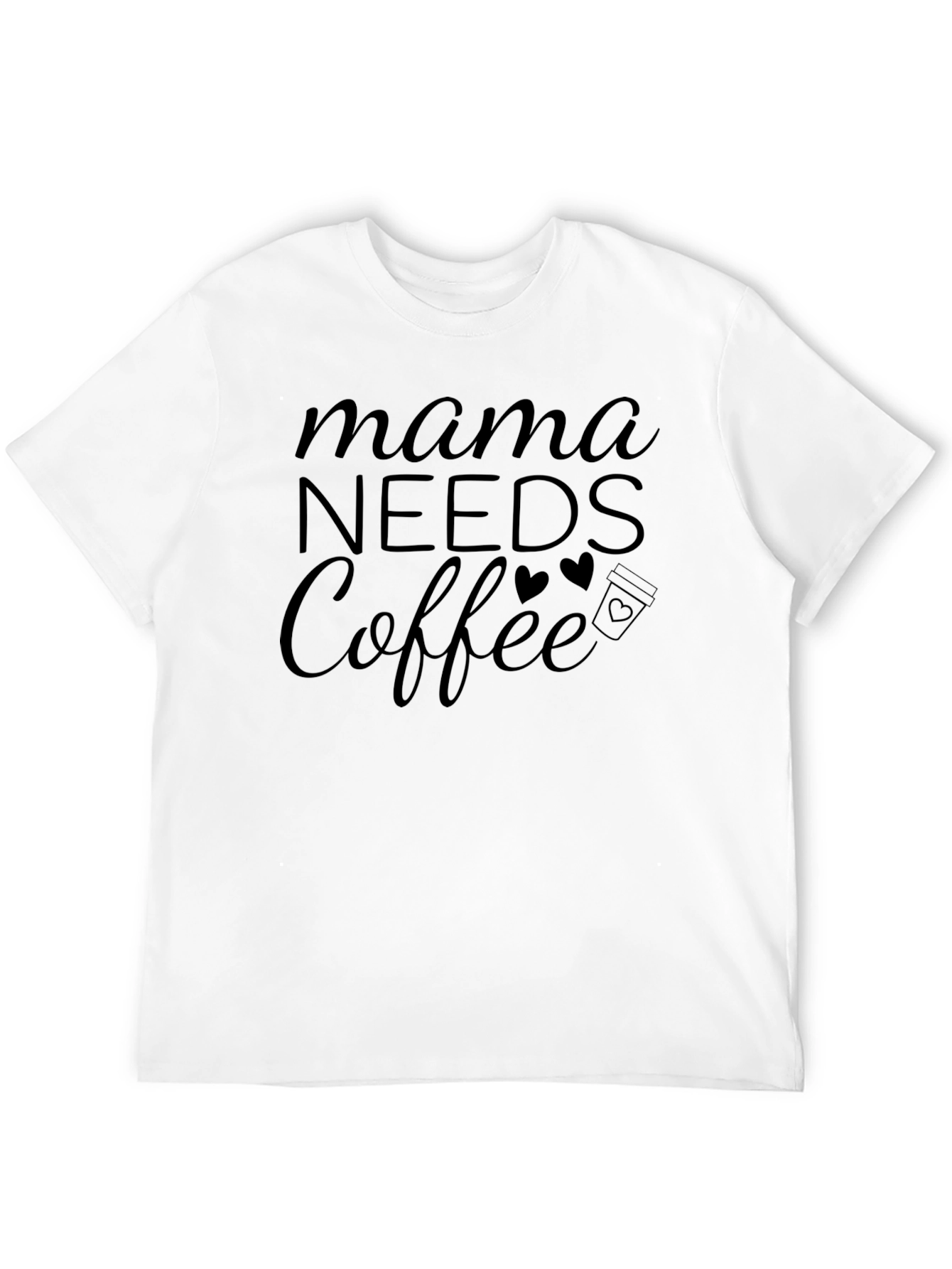 Mama Needs Coffee Graphic Tee - Casual Comfort