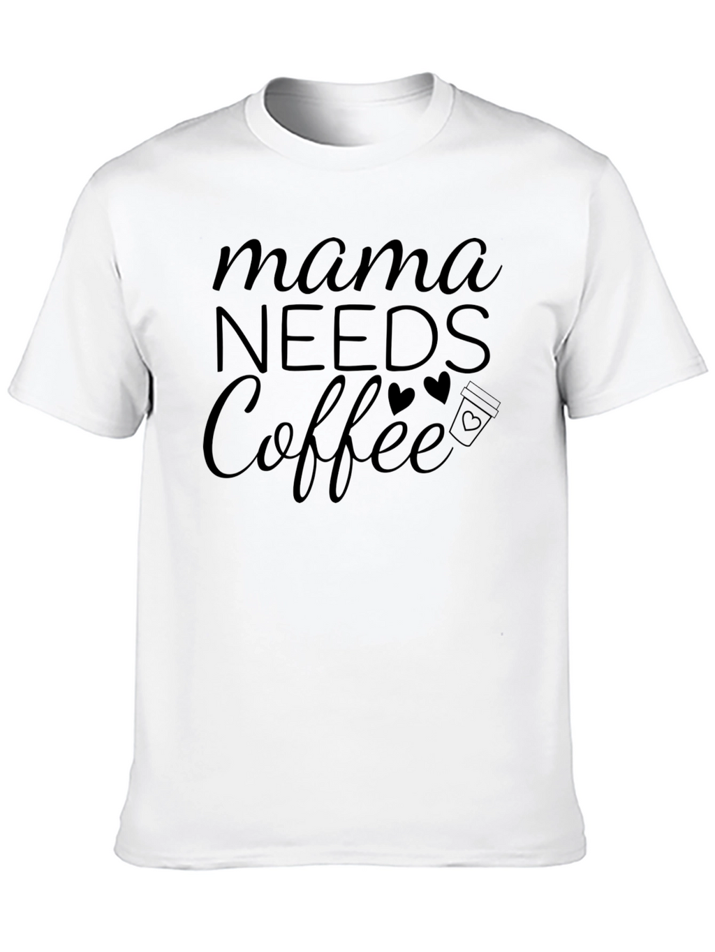 Mama Needs Coffee Graphic Tee - Casual Comfort