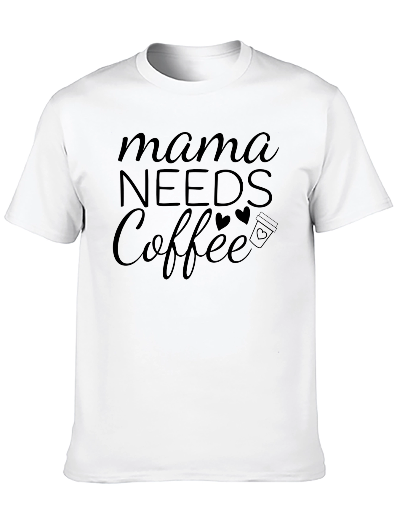 Mama Needs Coffee Graphic Tee - Casual Comfort