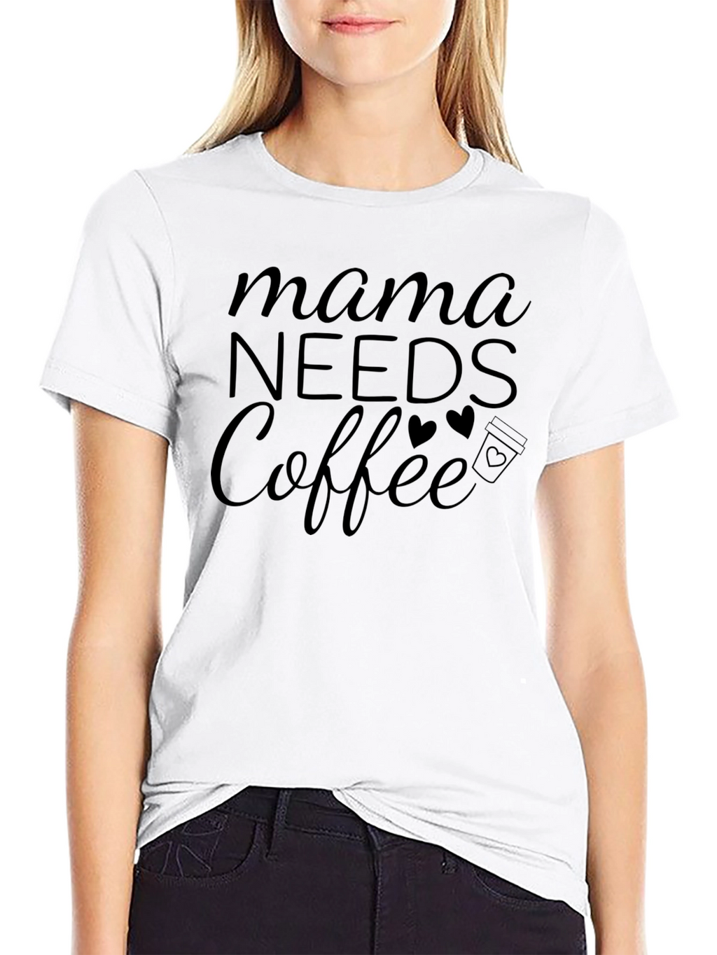 Mama Needs Coffee Graphic Tee - Casual Comfort