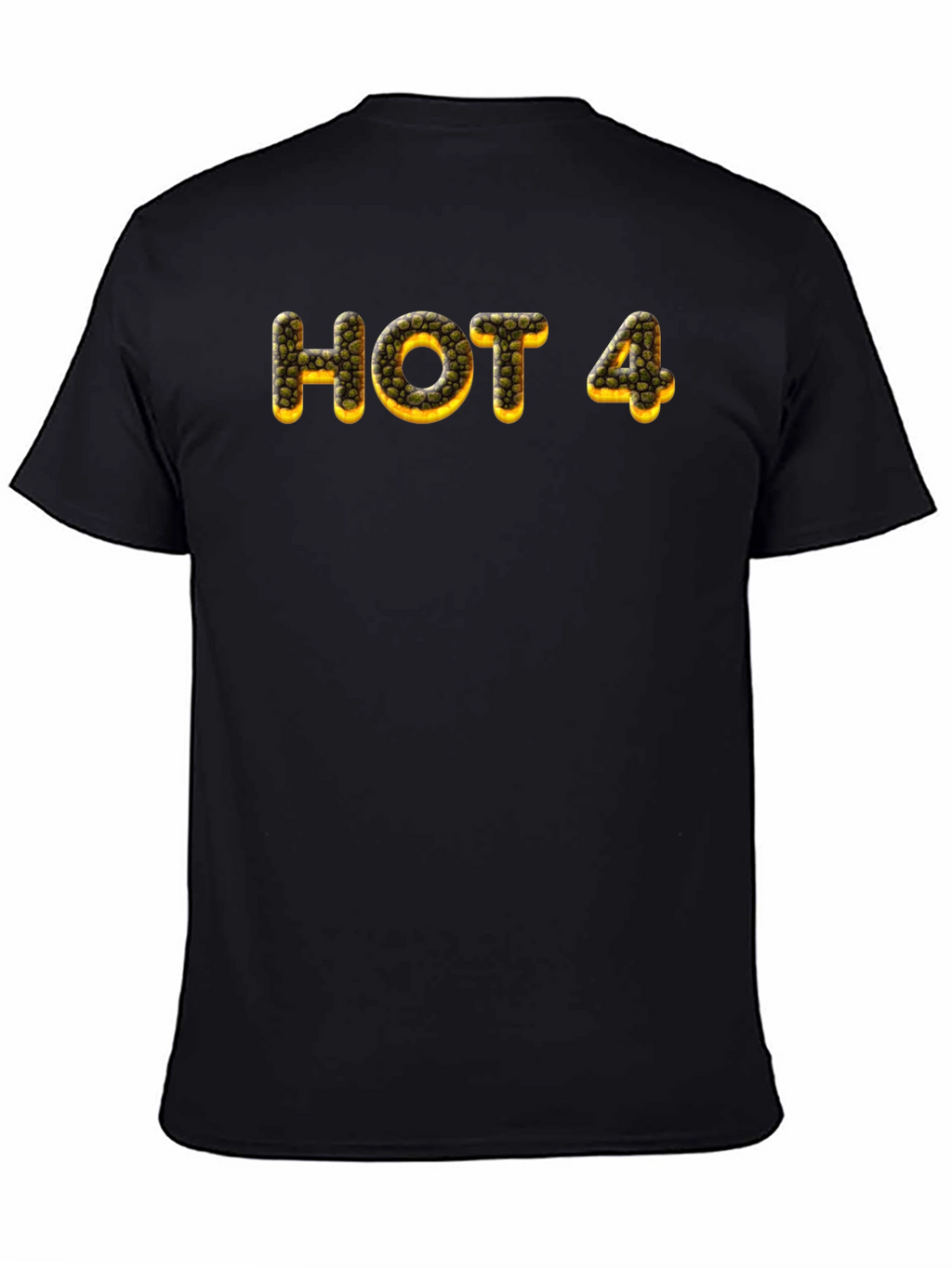 HOT 4 Tee - Unique Graphic Print Black T-Shirt