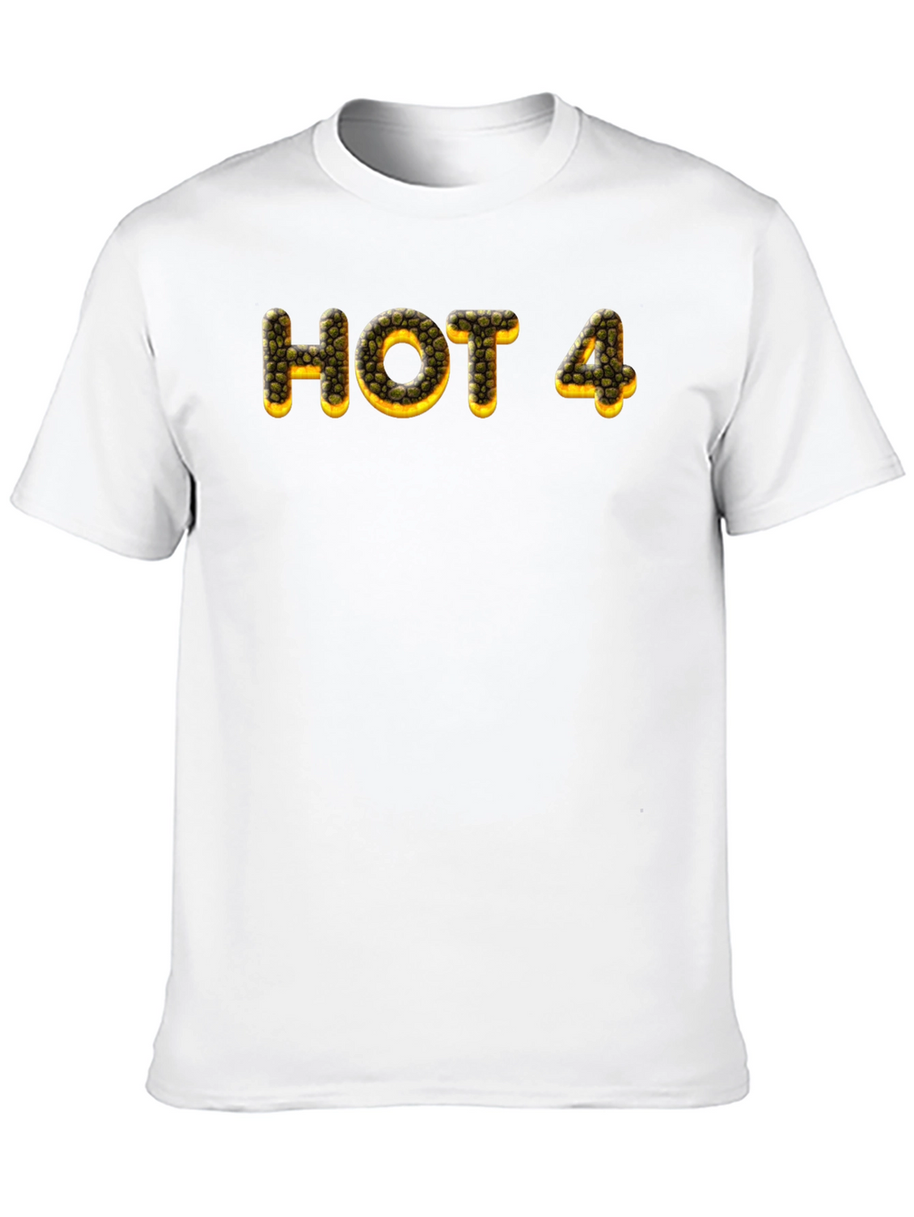 HOT 4 Tee - Unique Graphic Print Black T-Shirt
