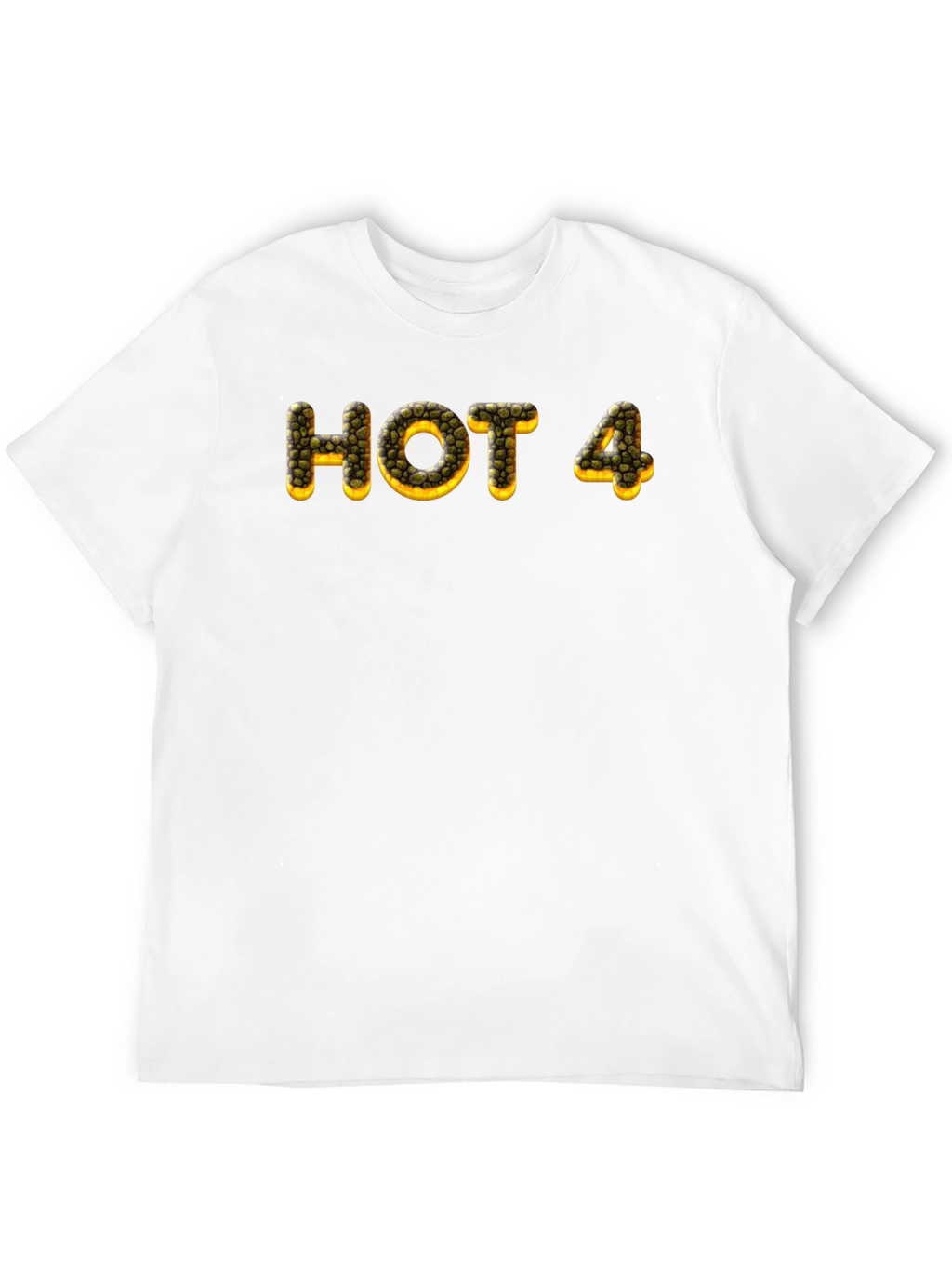 HOT 4 Tee - Unique Graphic Print Black T-Shirt