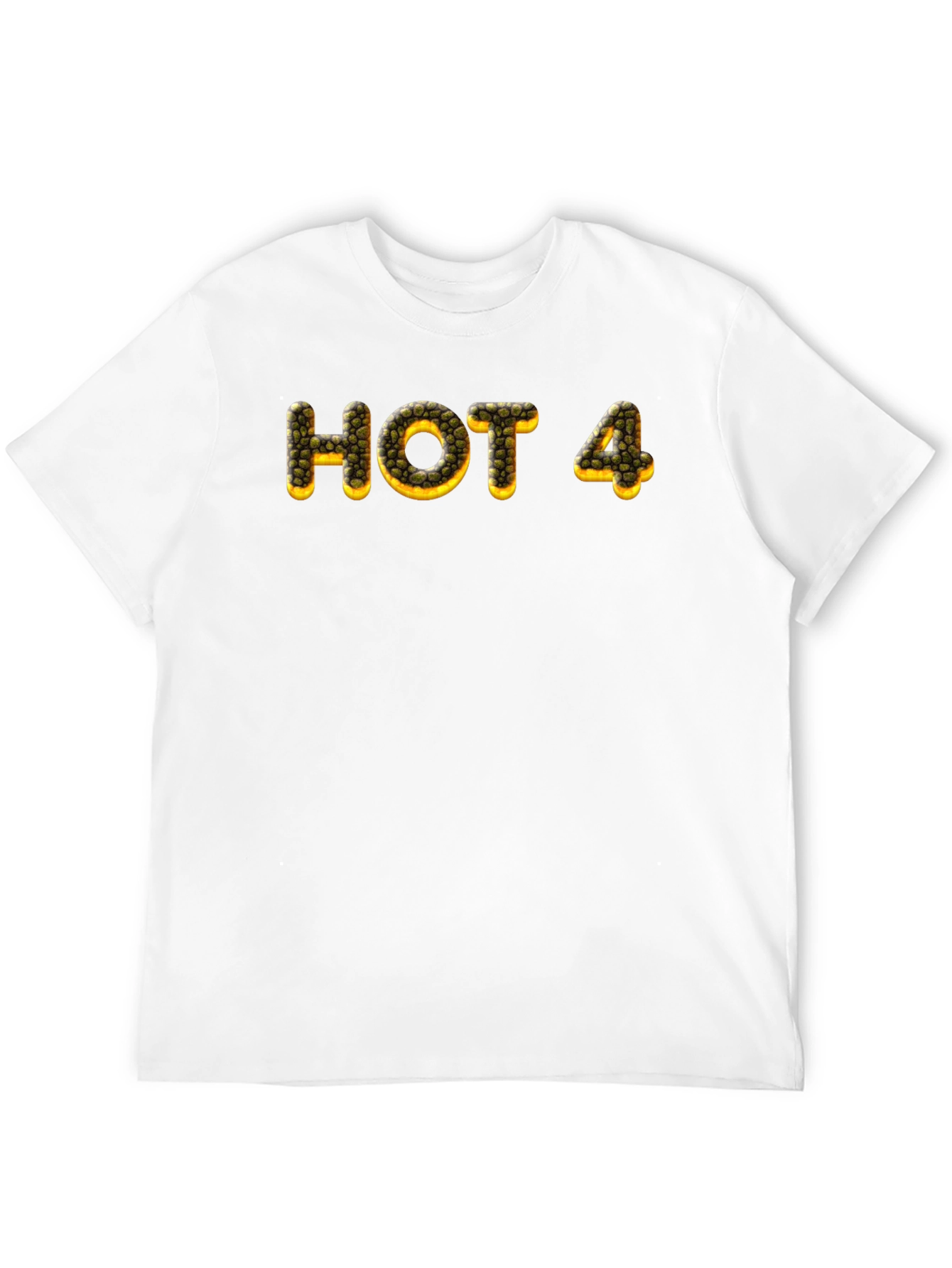 HOT 4 Tee - Unique Graphic Print Black T-Shirt