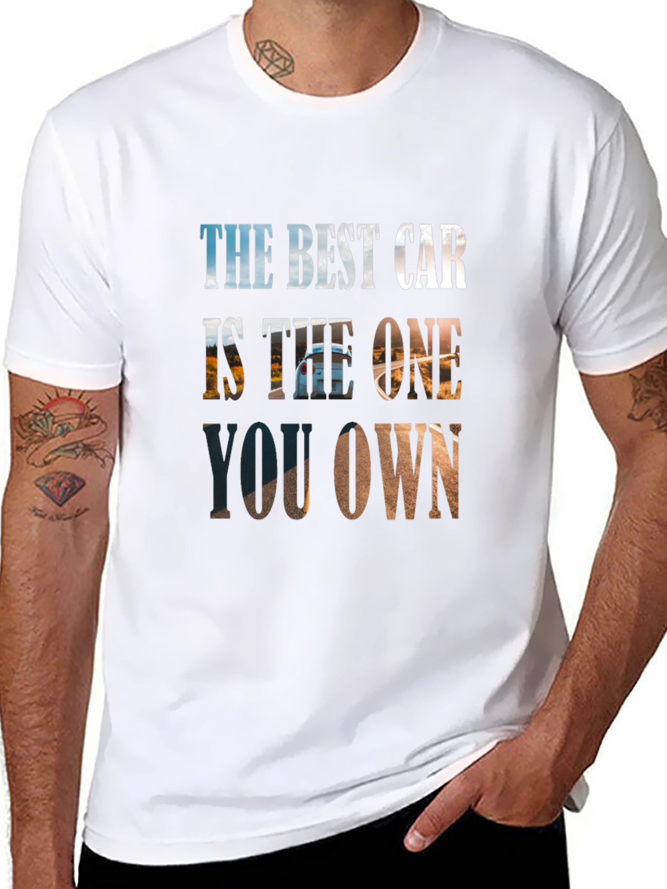 The Best Car T-Shirt - Comfort Fit Cotton Blend Tee