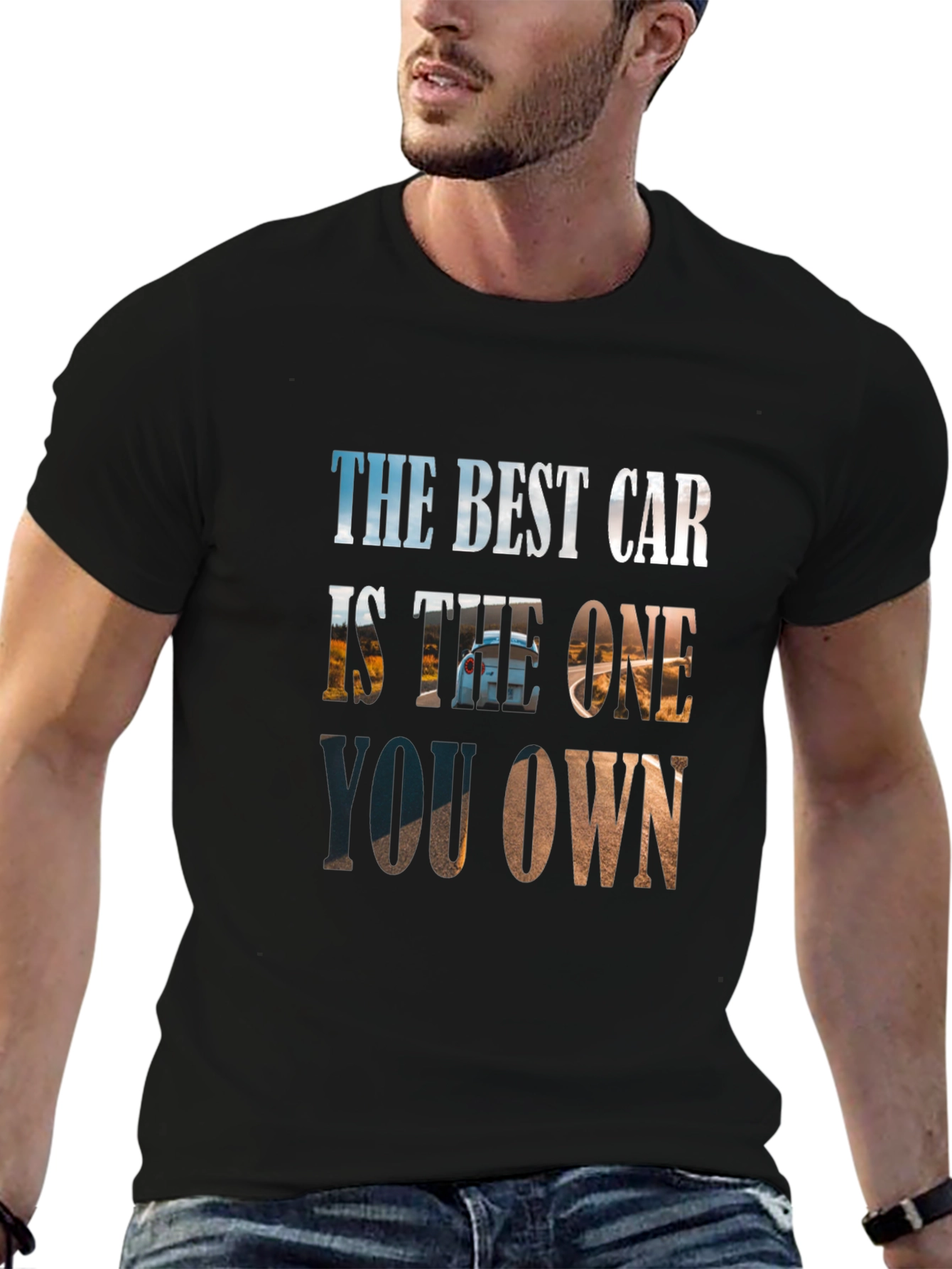 The Best Car T-Shirt - Comfort Fit Cotton Blend Tee