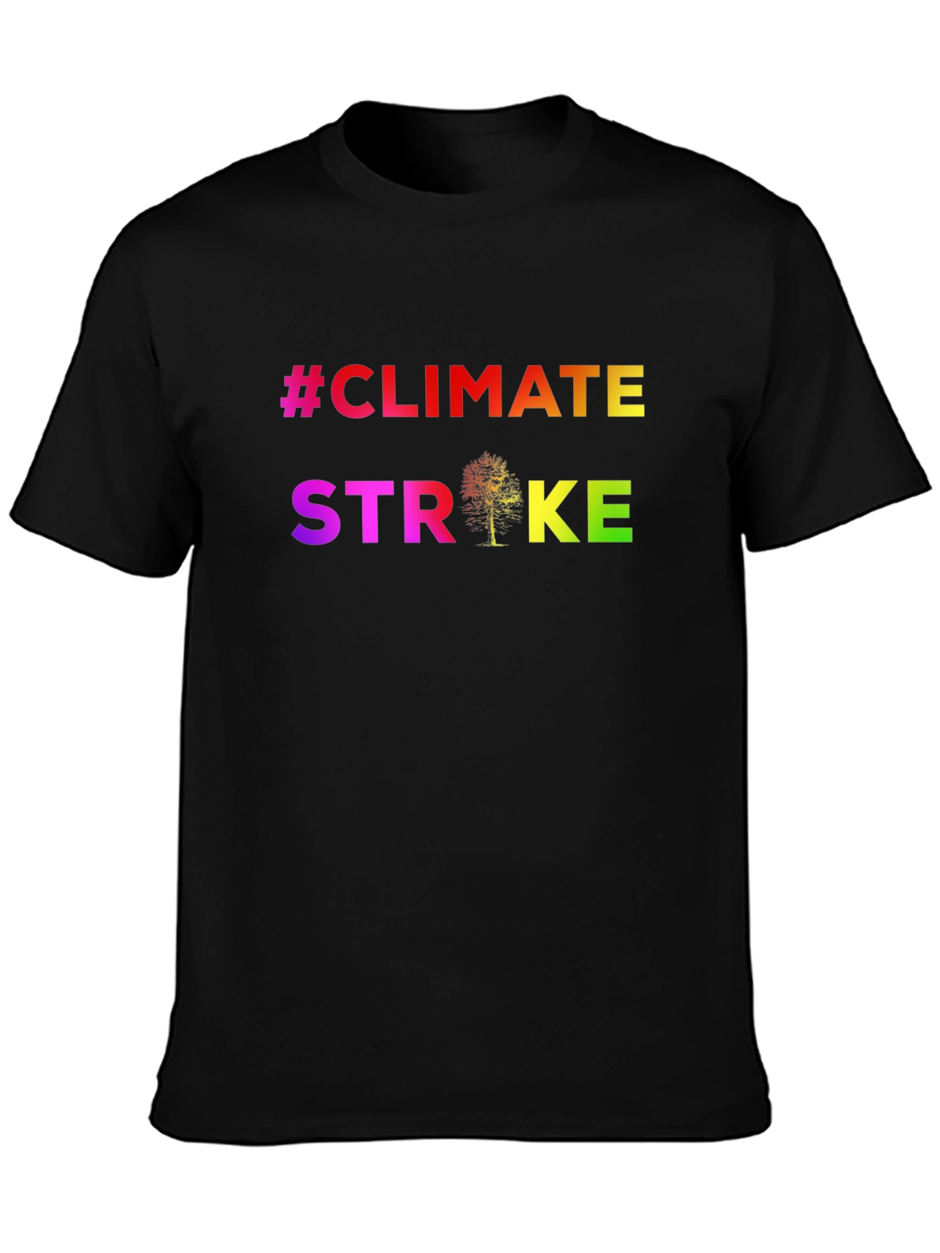 Climate Strike Rainbow Graphic Tee