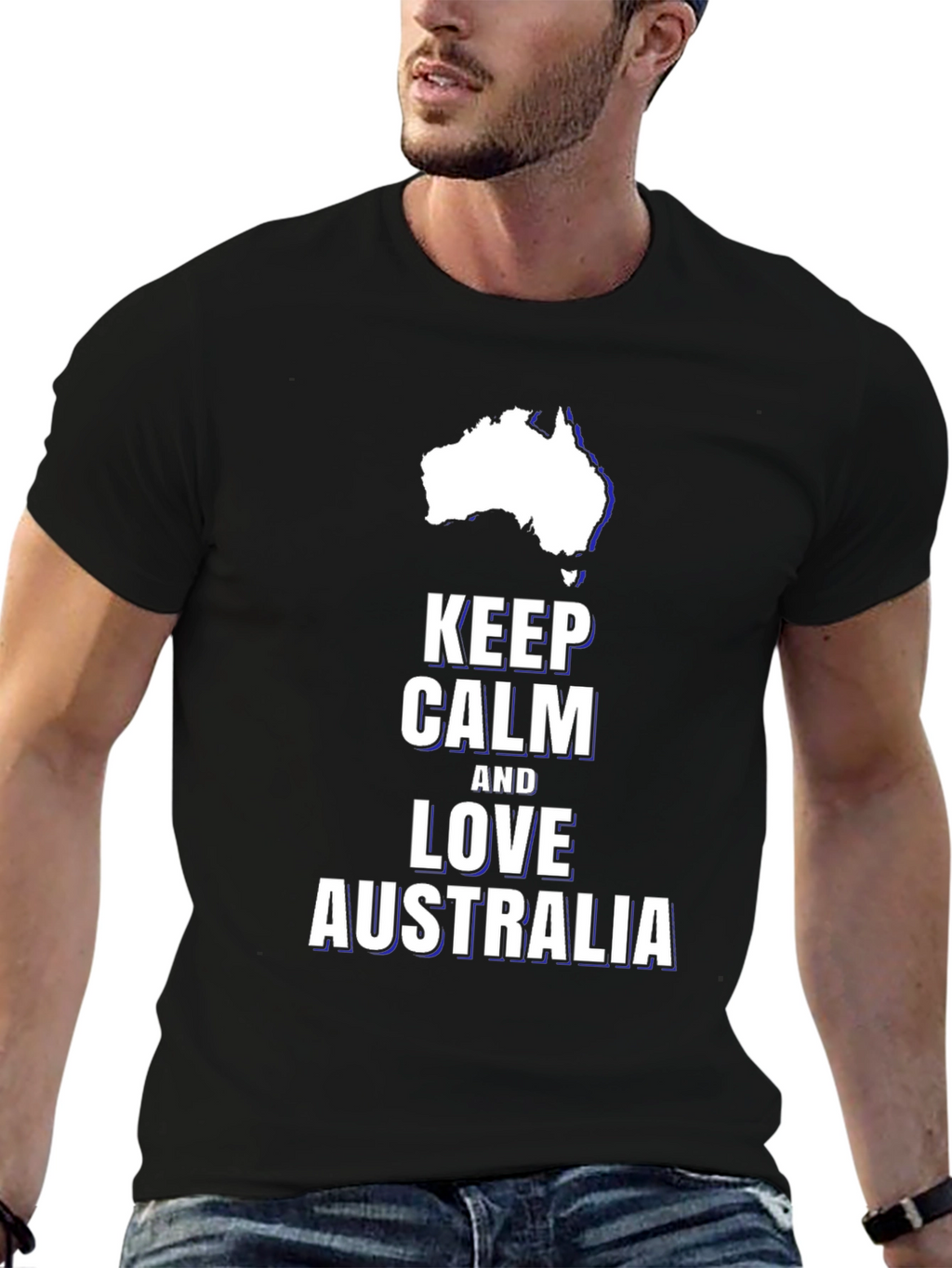 Keep Calm and Love Australia Graphic Tee