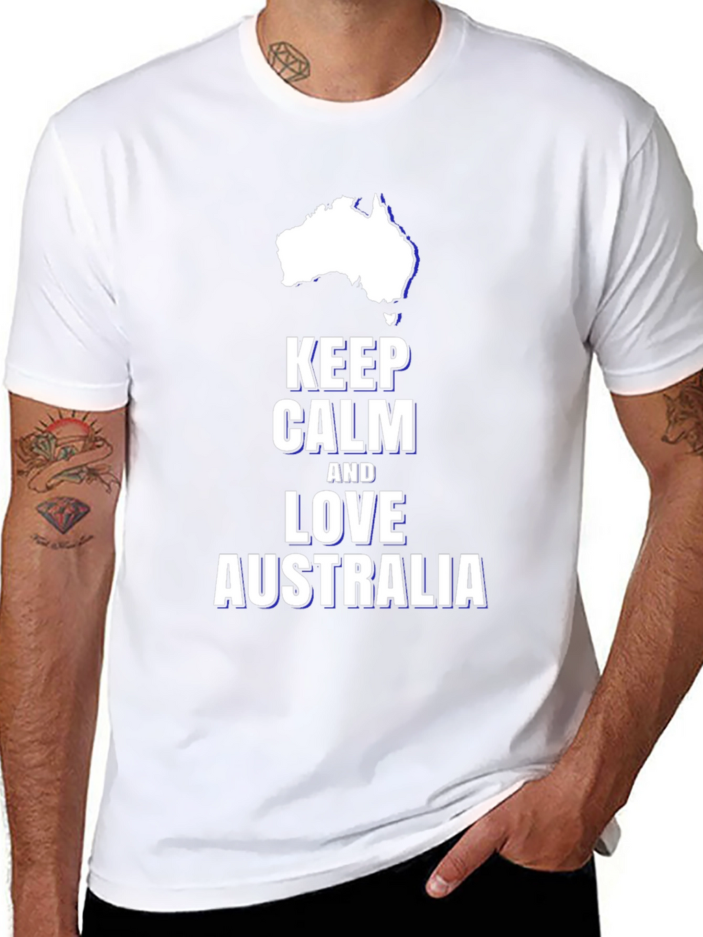 Keep Calm and Love Australia Graphic Tee