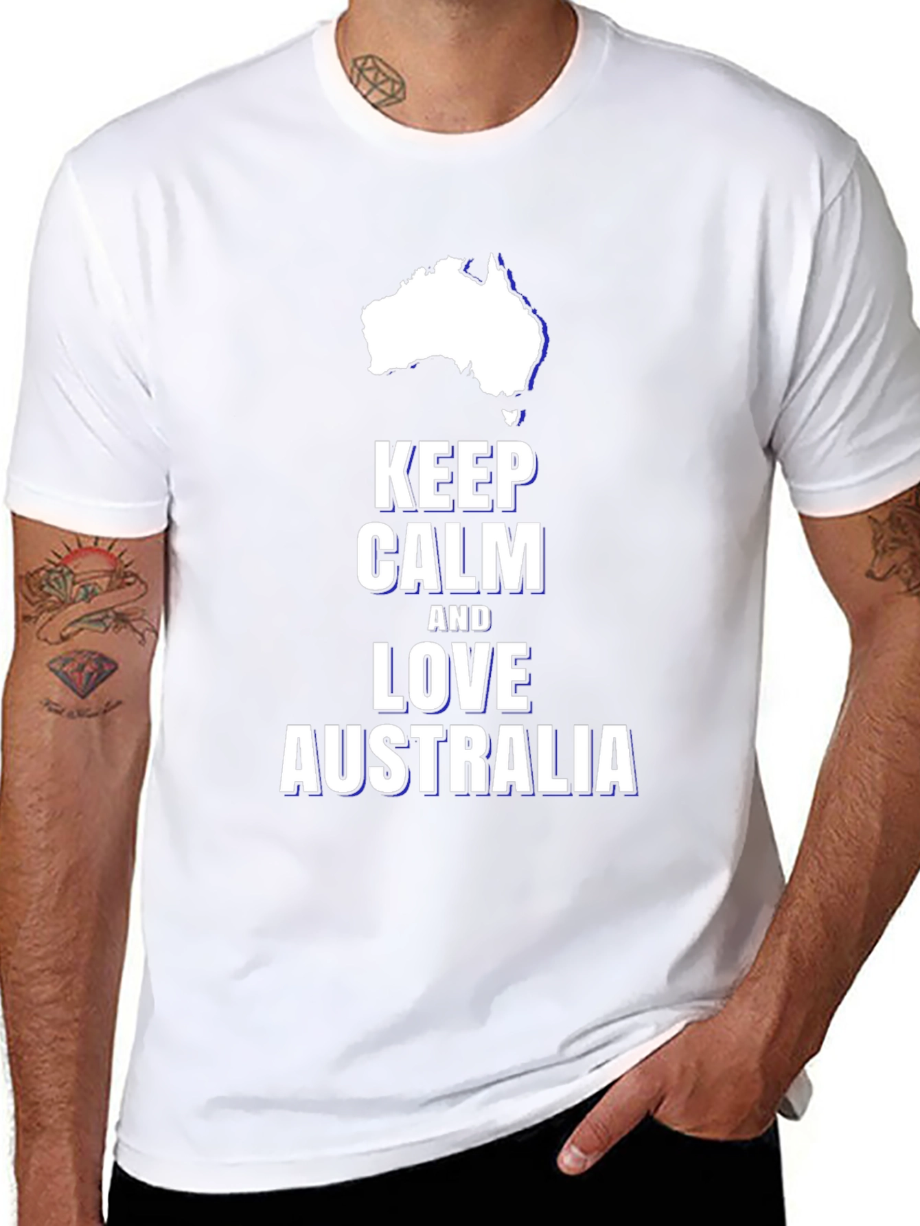 Keep Calm and Love Australia Graphic Tee