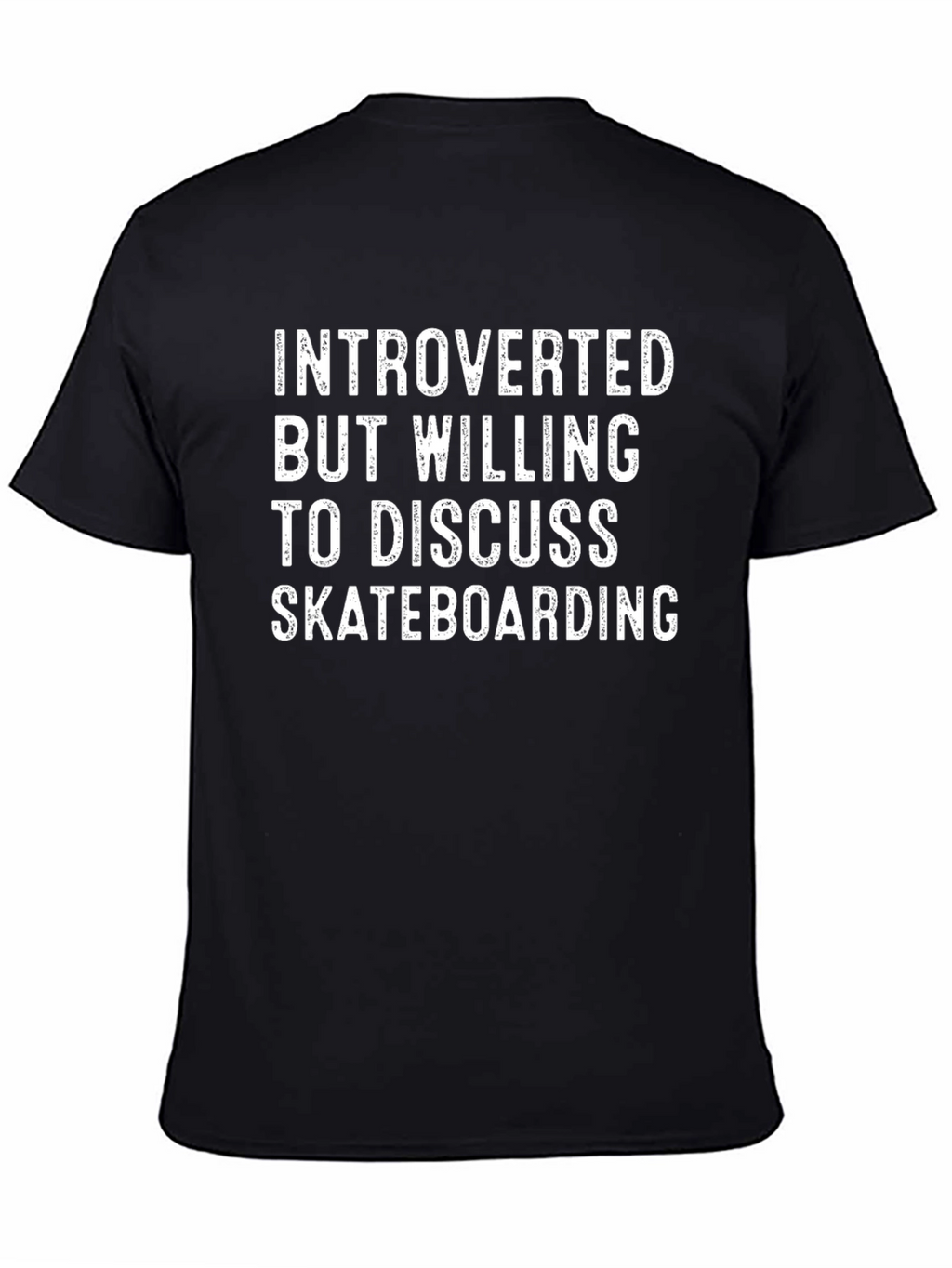 Introverted Skateboard T-Shirt - Cool Graphic Tee
