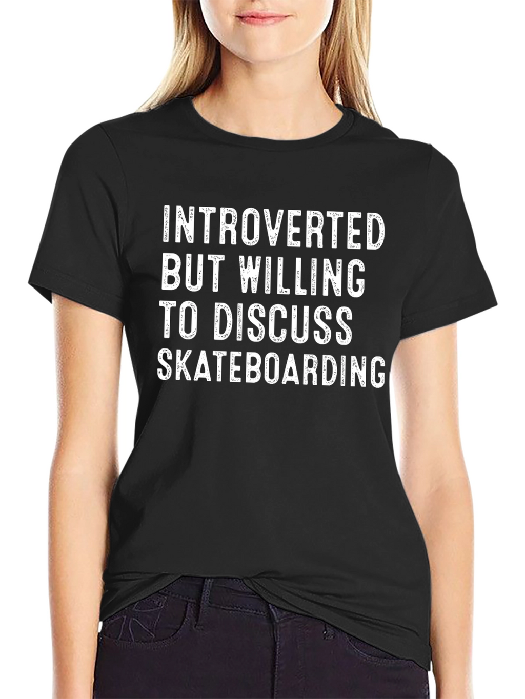 Introverted Skateboard T-Shirt - Cool Graphic Tee