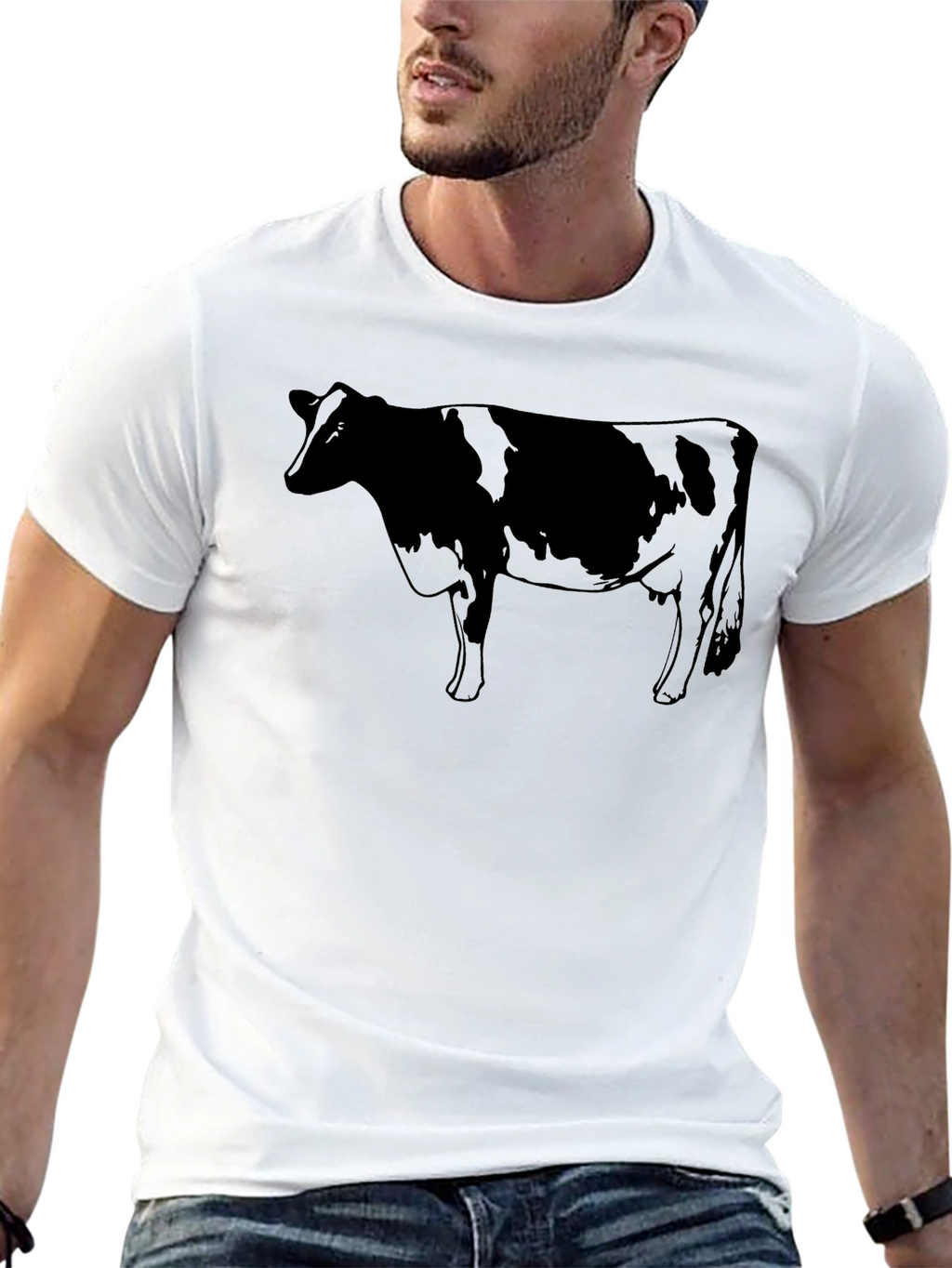 Black Cow Graphic Tee - Classic Fit