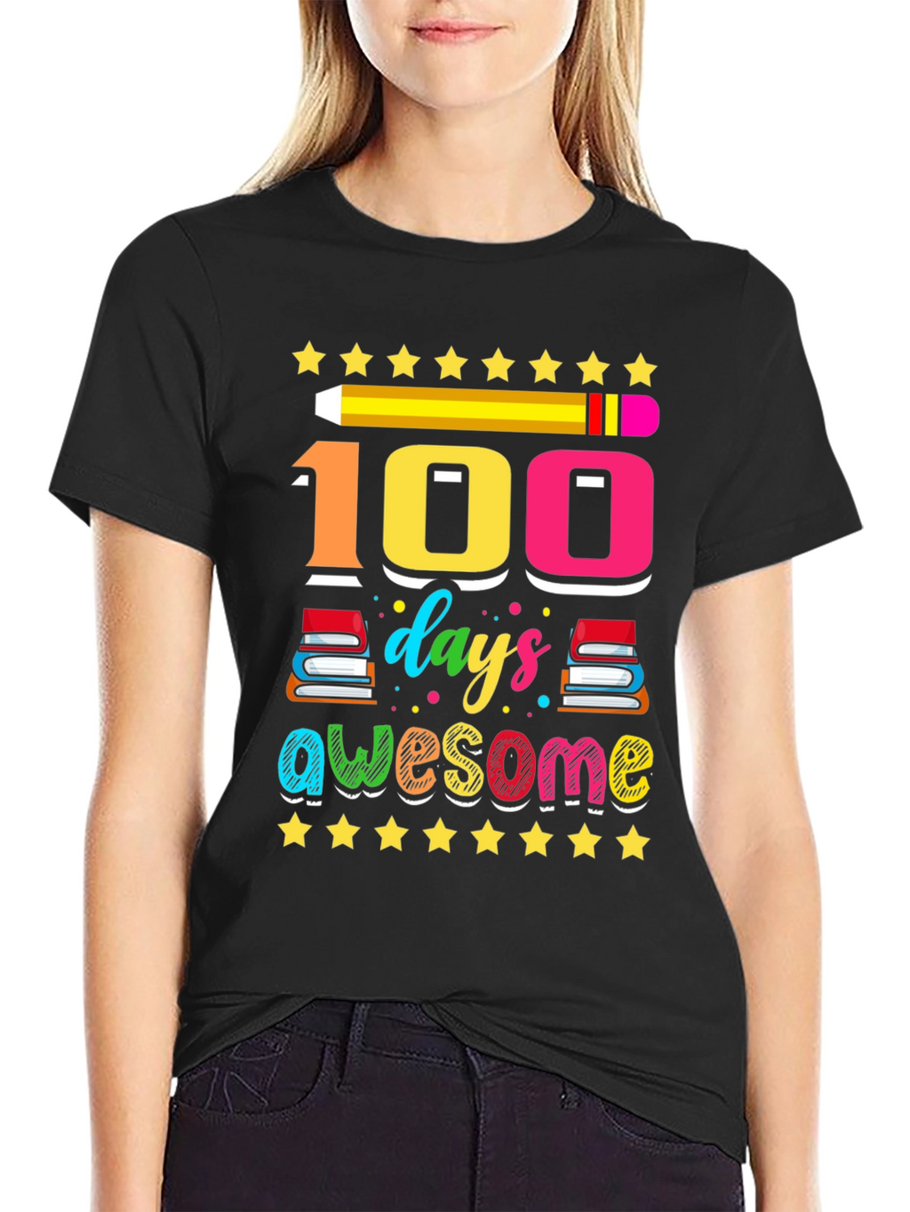 100 Days of Awesome Graphic Tee
