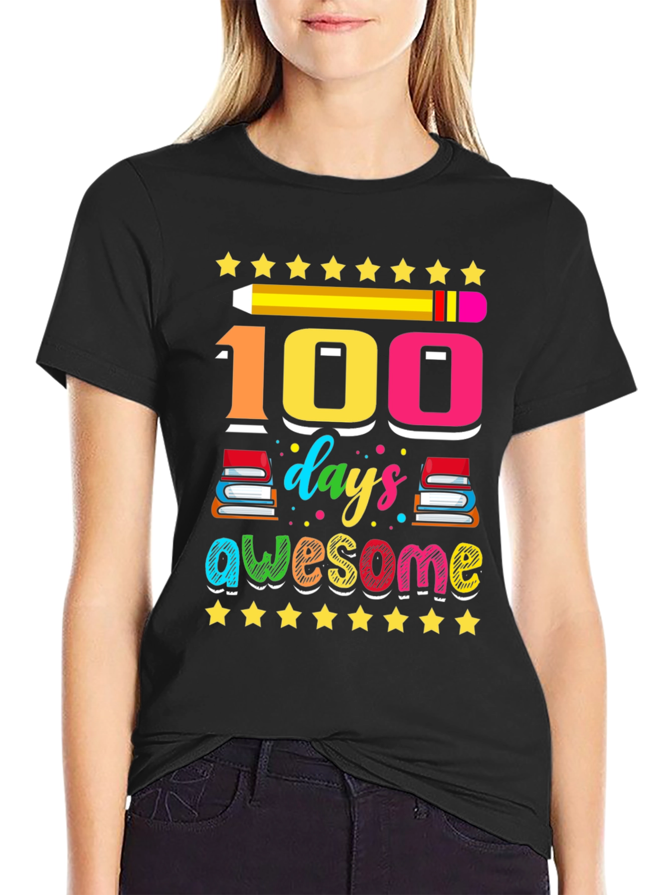 100 Days of Awesome Graphic Tee