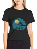 Lion King Silhouette Graphic T-Shirt
