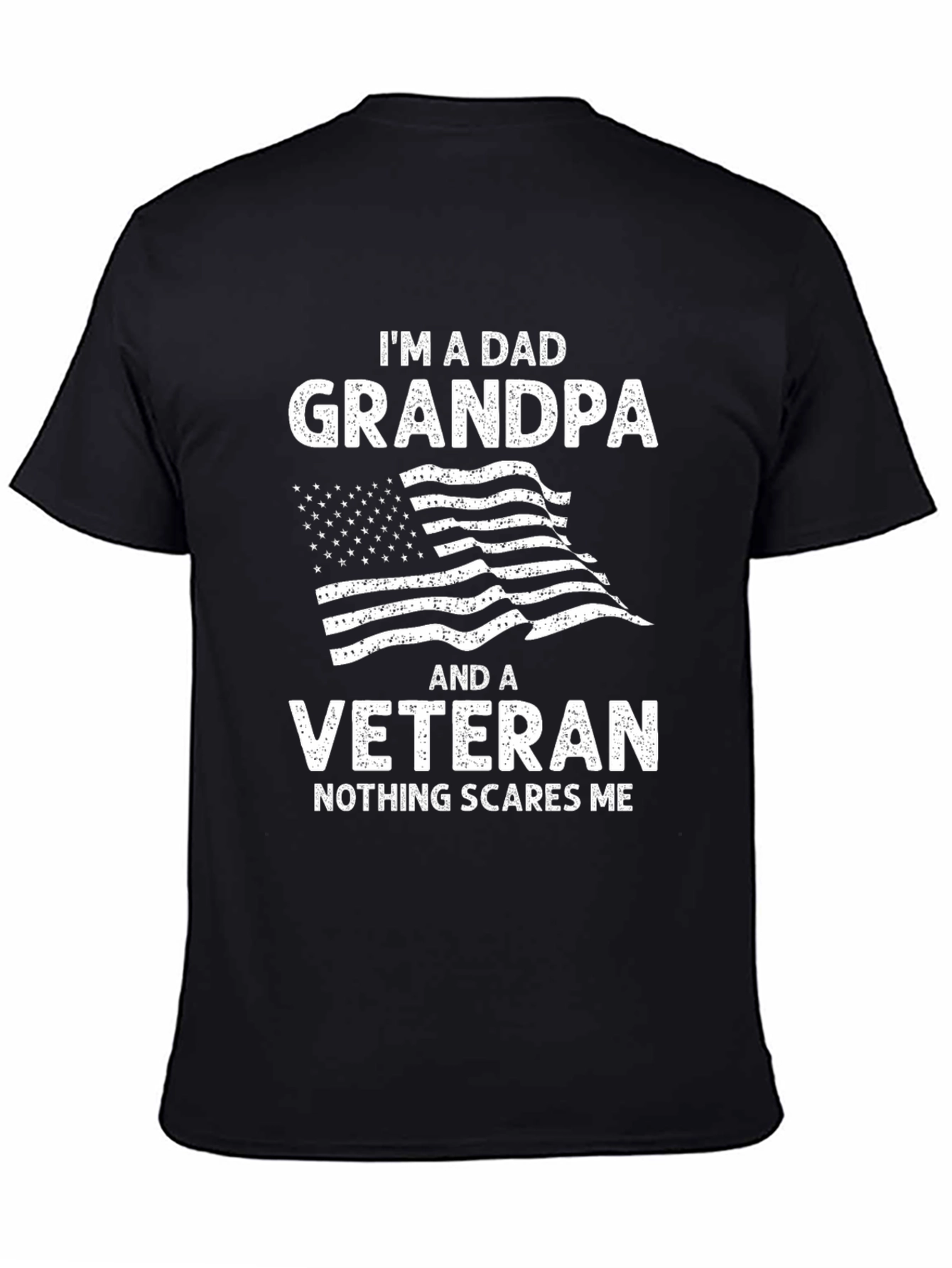 Dad Grandpa Veteran Graphic T-Shirt