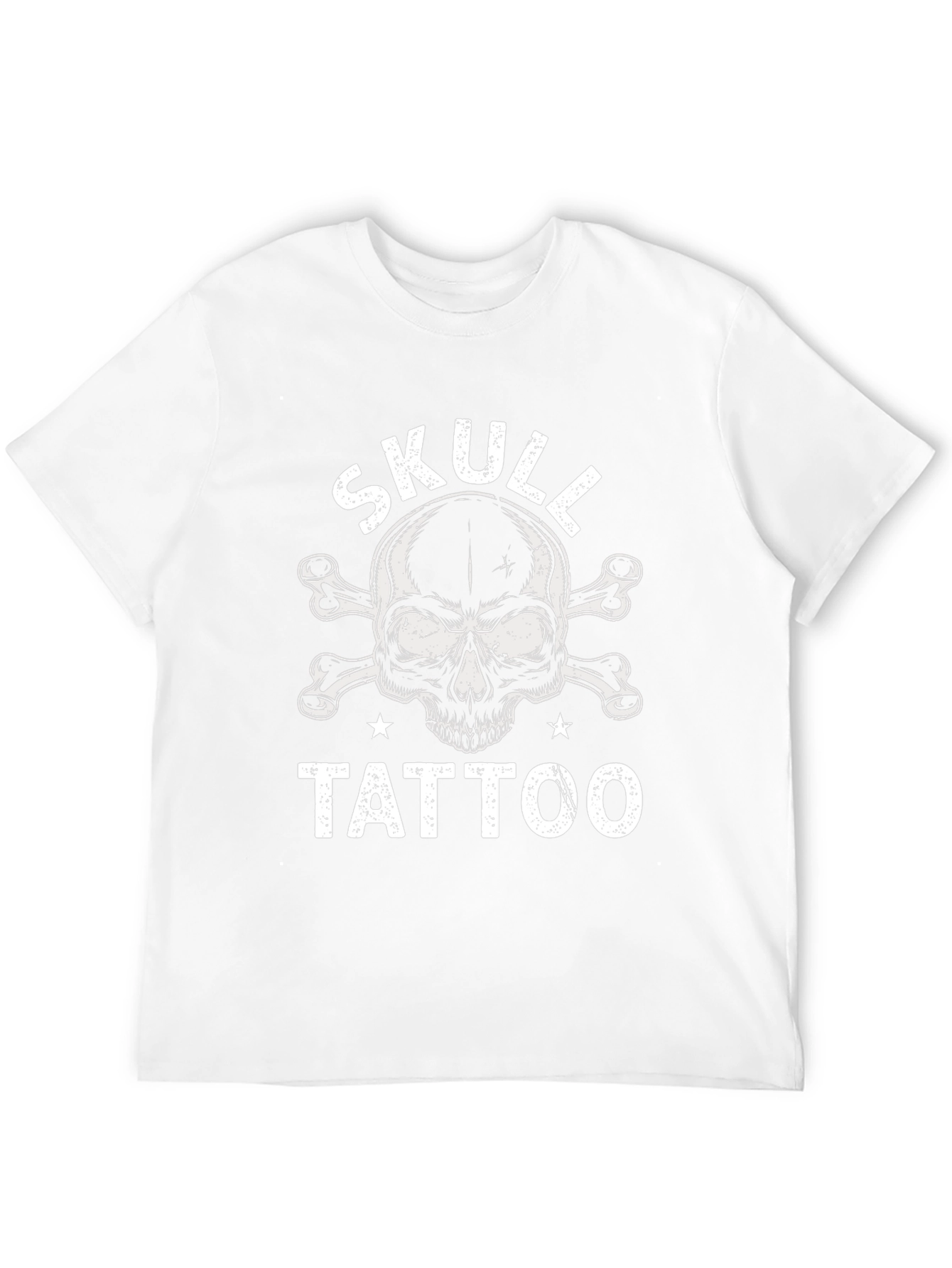 Skull Tattoo Graphic Black T-Shirt