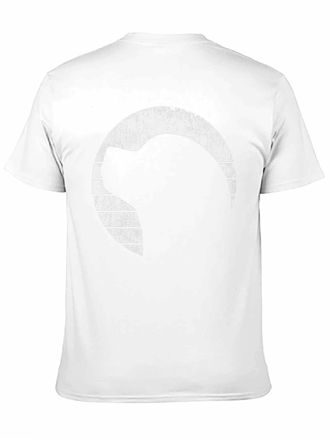 Cool Retro Bear Silhouette T-Shirt - Black
