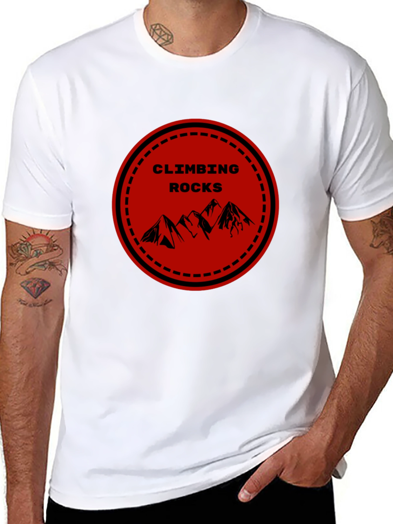 Climbing Rocks Graphic Tee - Adventure T-Shirt