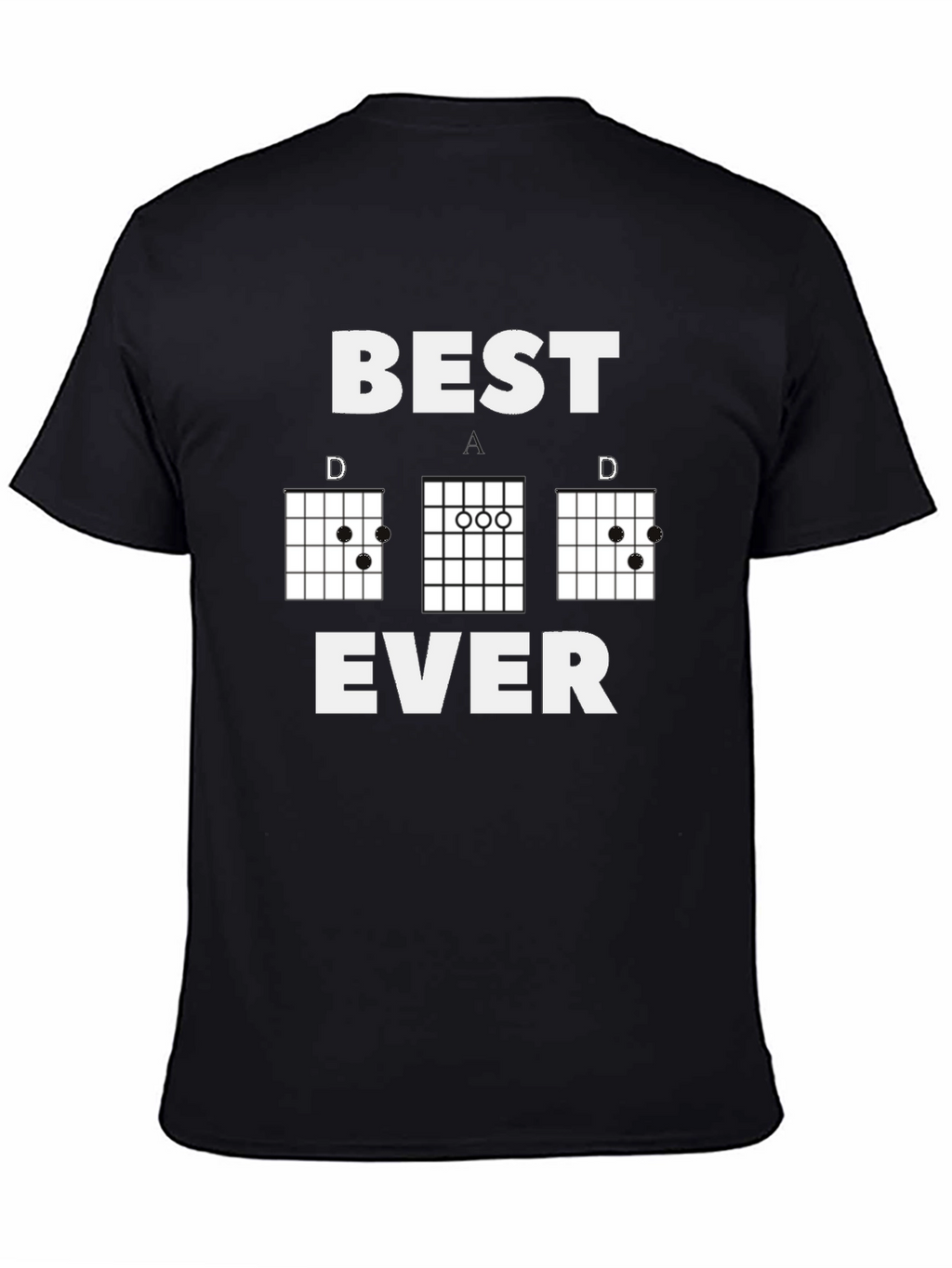Best Dad Ever Guitar Chord T-Shirt