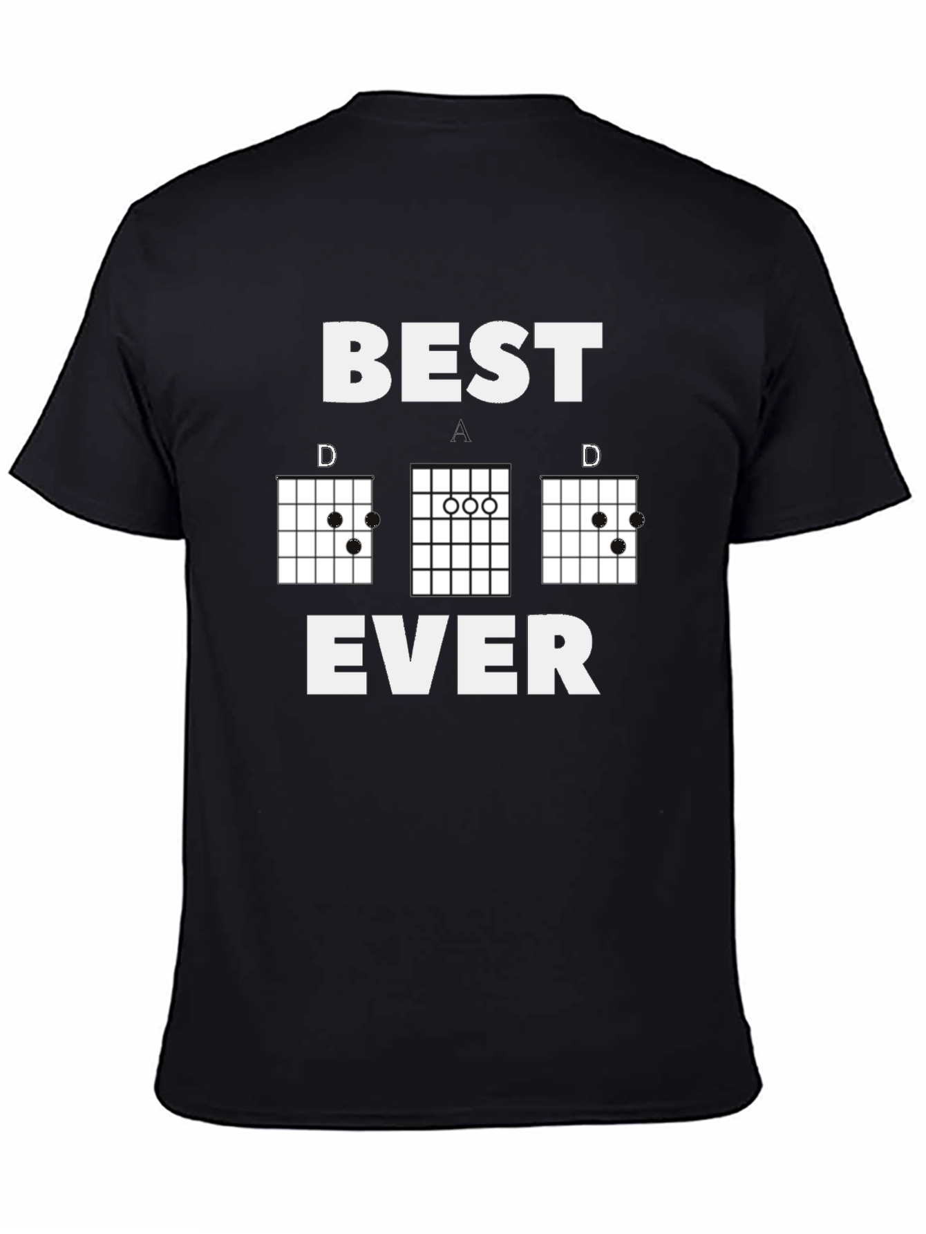 Best Dad Ever Guitar Chord T-Shirt