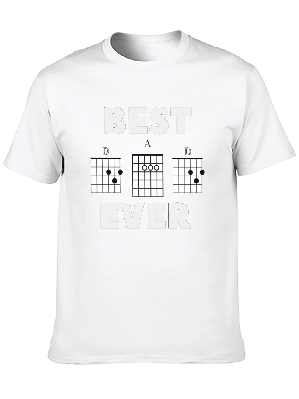 Best Dad Ever Guitar Chord T-Shirt