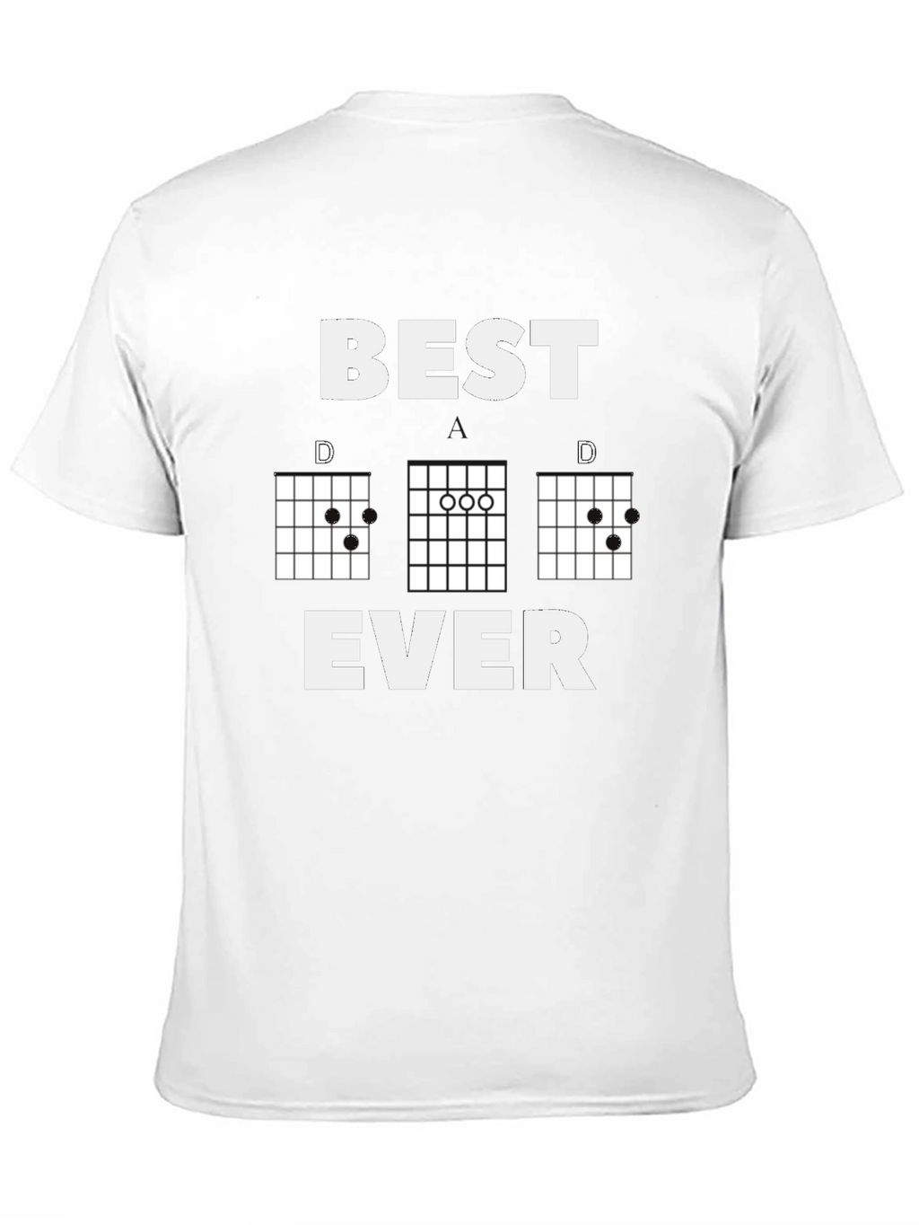 Best Dad Ever Guitar Chord T-Shirt