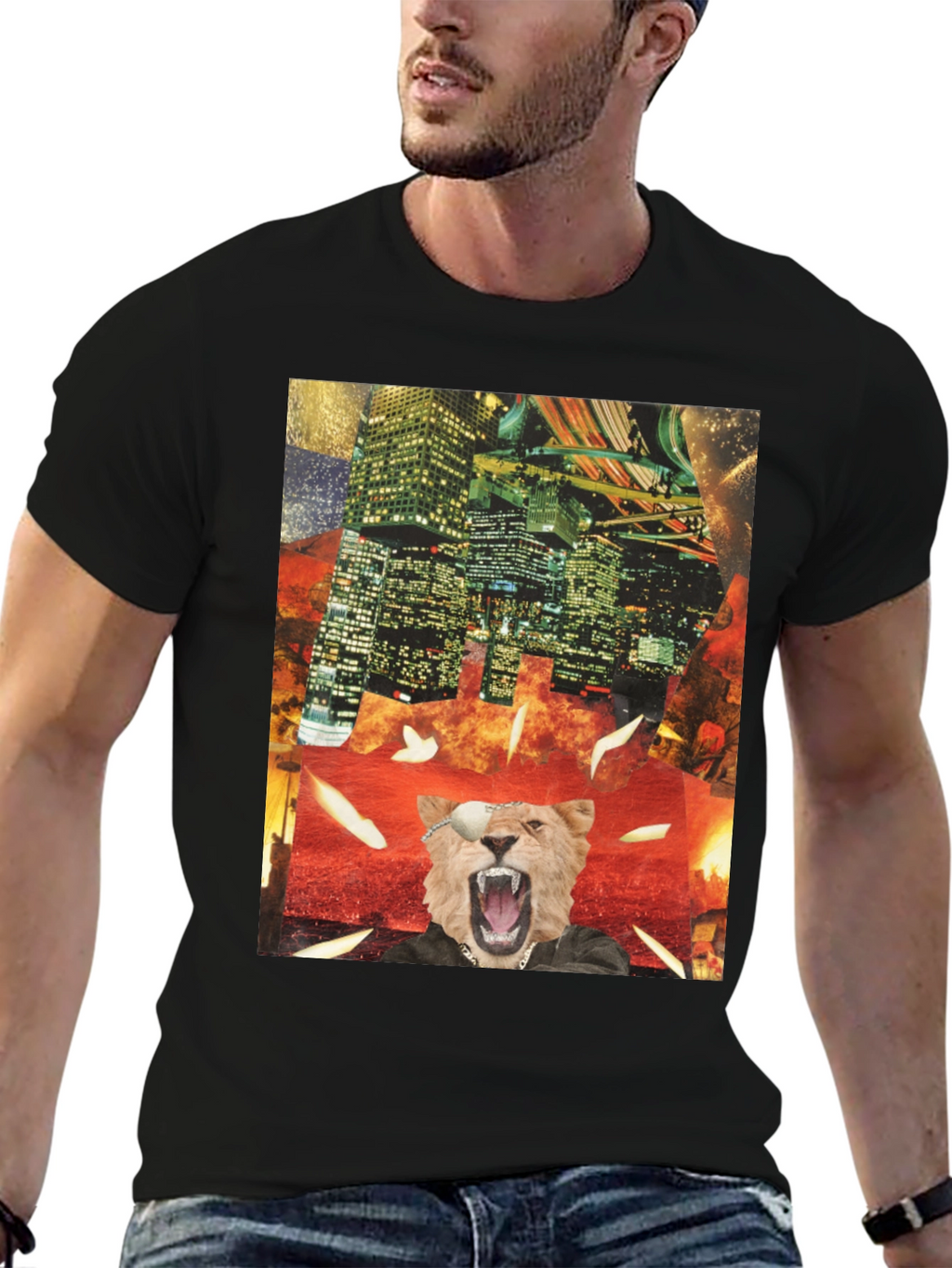 Lion Patch T-Shirt