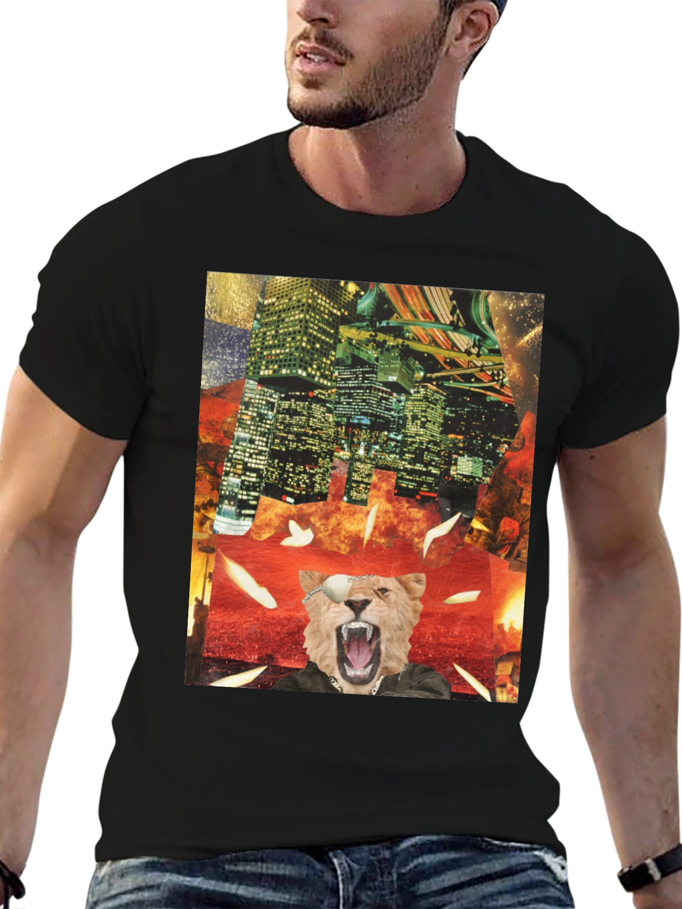 Lion Patch T-Shirt
