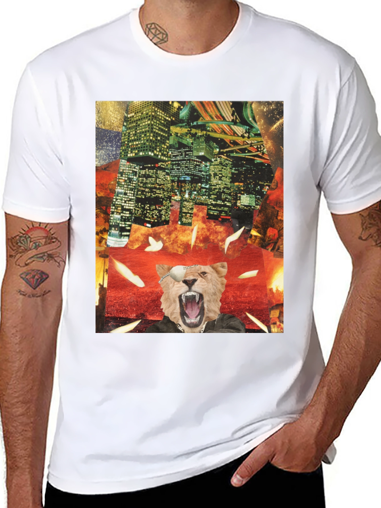 Lion Patch T-Shirt