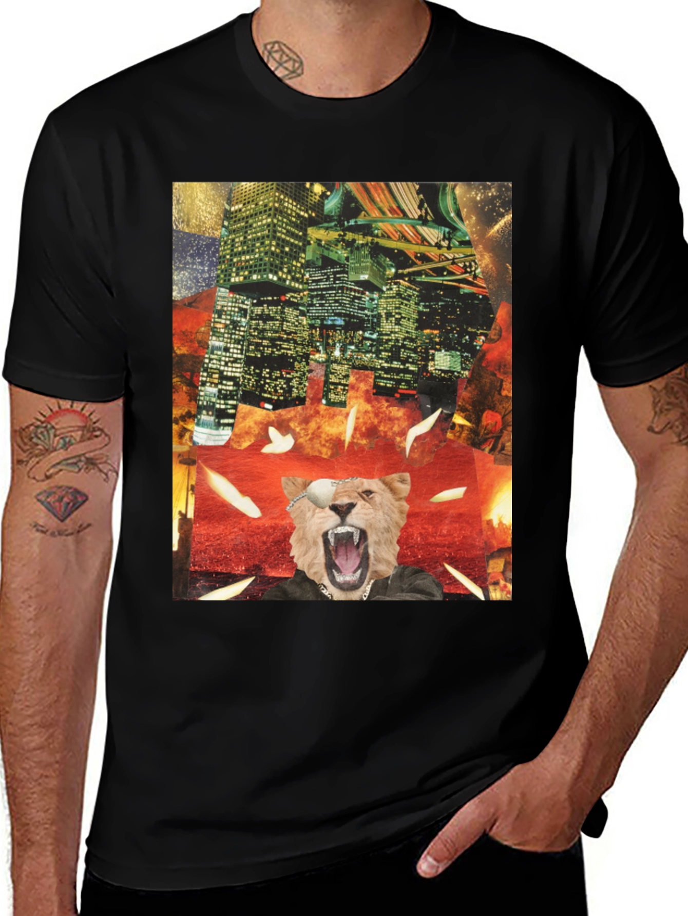 Lion Patch T-Shirt