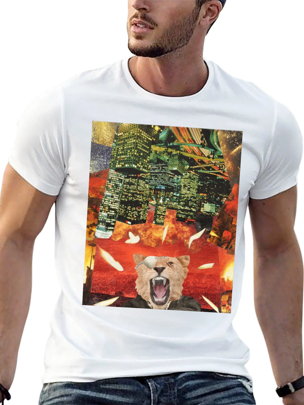 Lion Patch T-Shirt