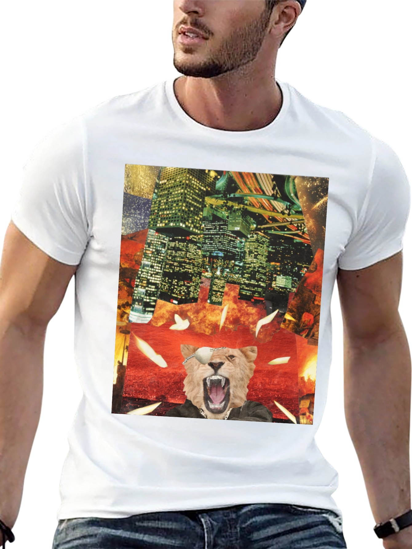 Lion Patch T-Shirt