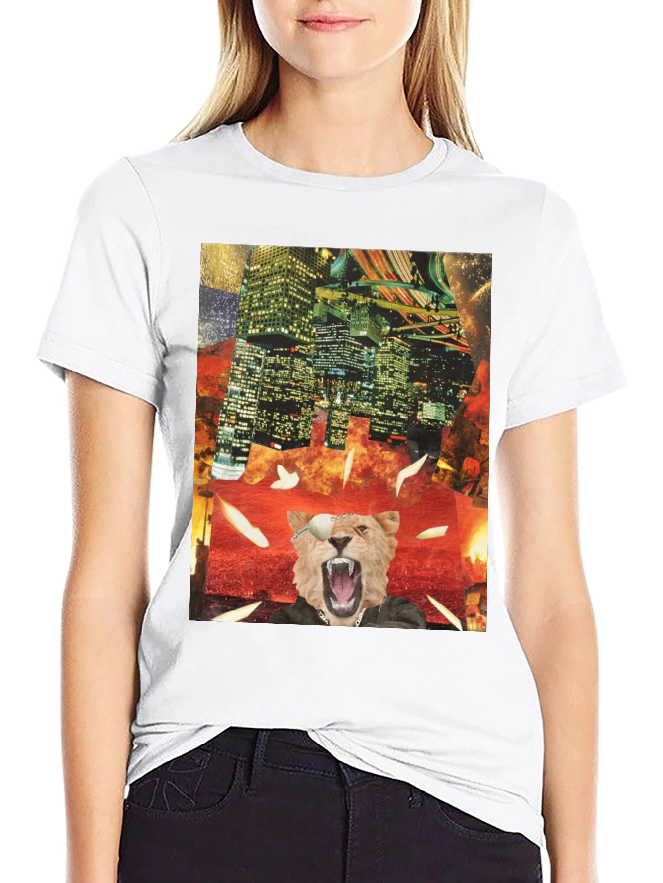 Lion Patch T-Shirt
