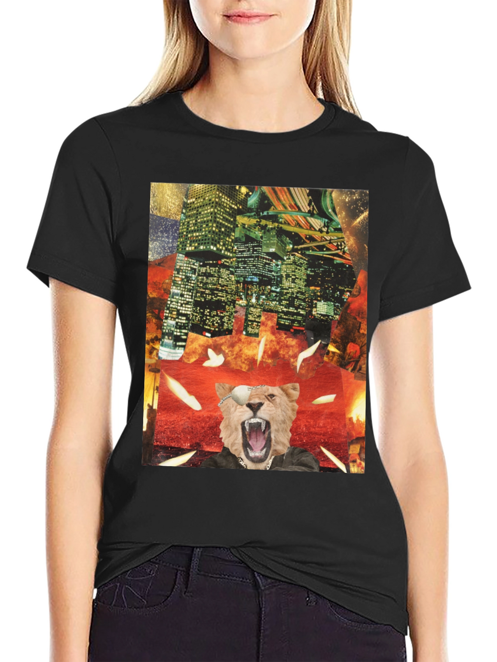 Lion Patch T-Shirt