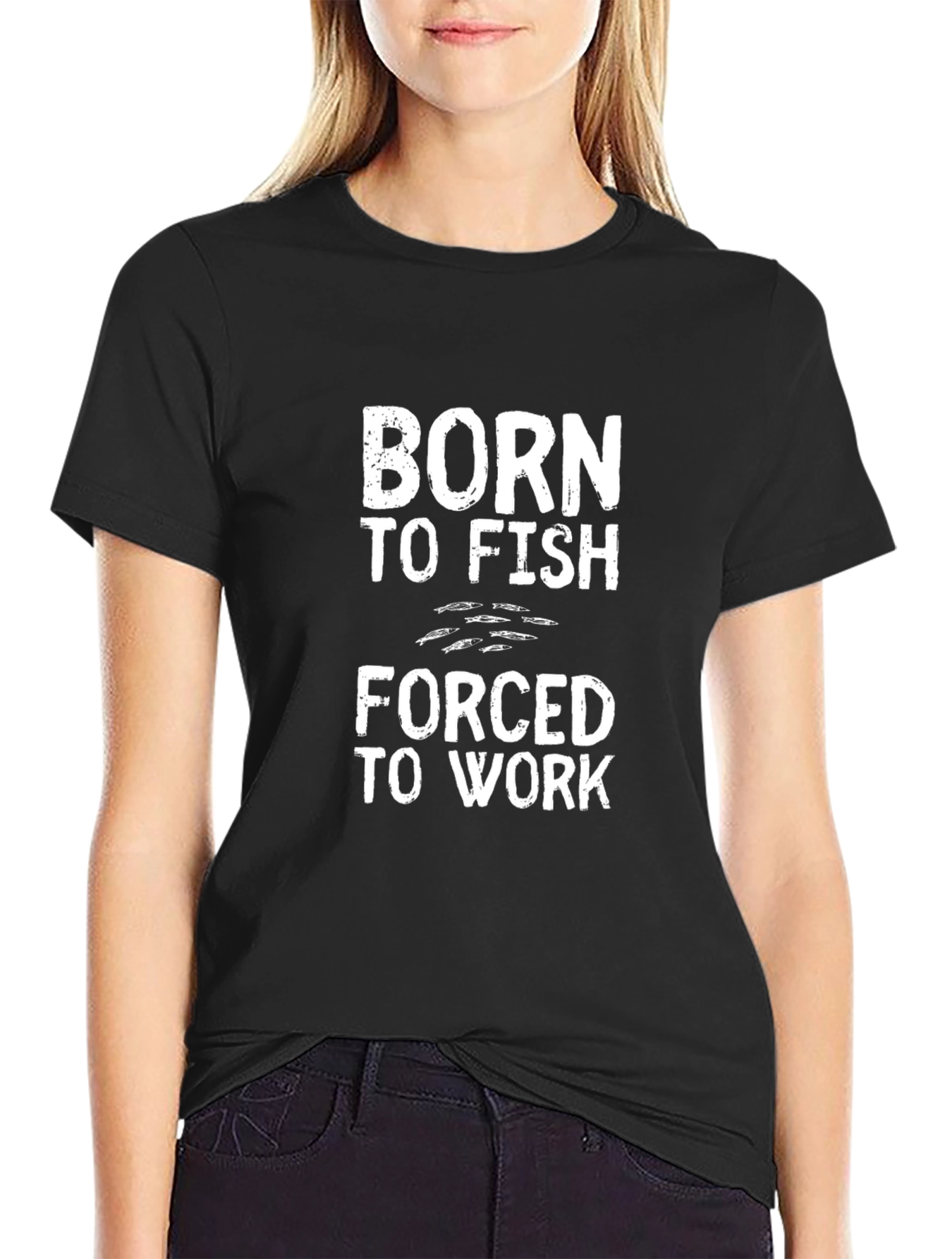 Born to Fish T-Shirt - Humorous Fishing Apparel