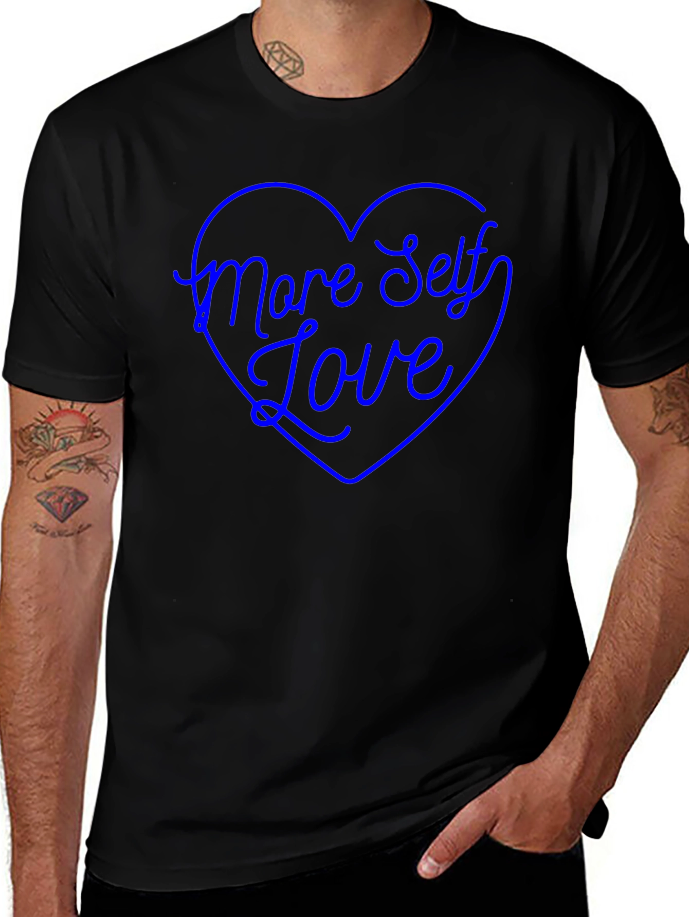 More Self Love Black T-Shirt