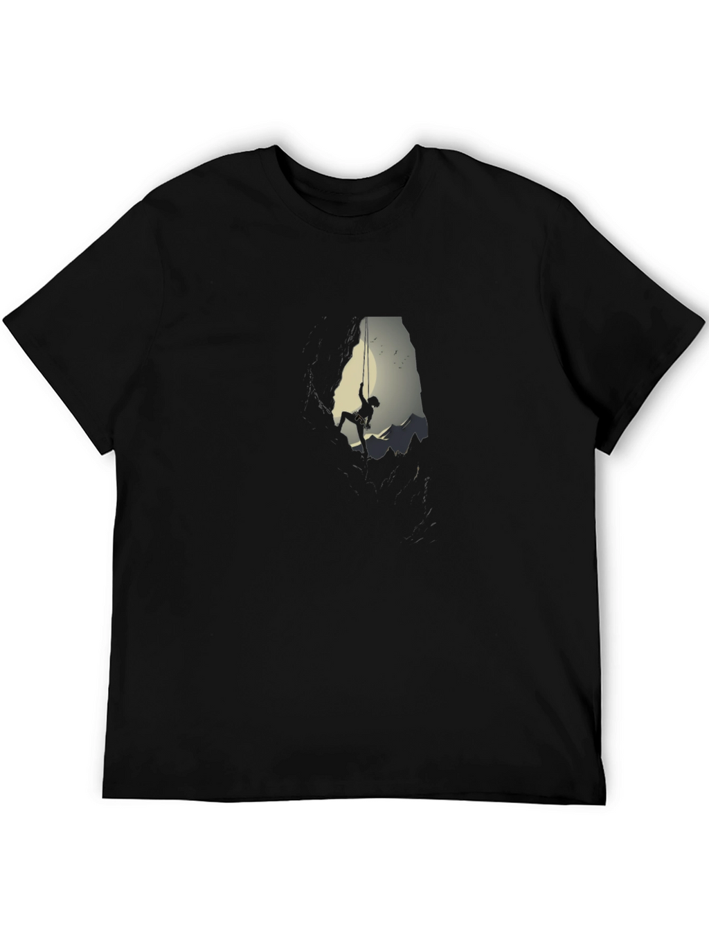 Climbing Silhouette Graphic T-Shirt