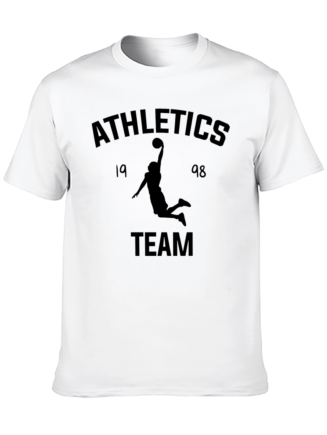 Athletics Team Graphic T-Shirt - Black