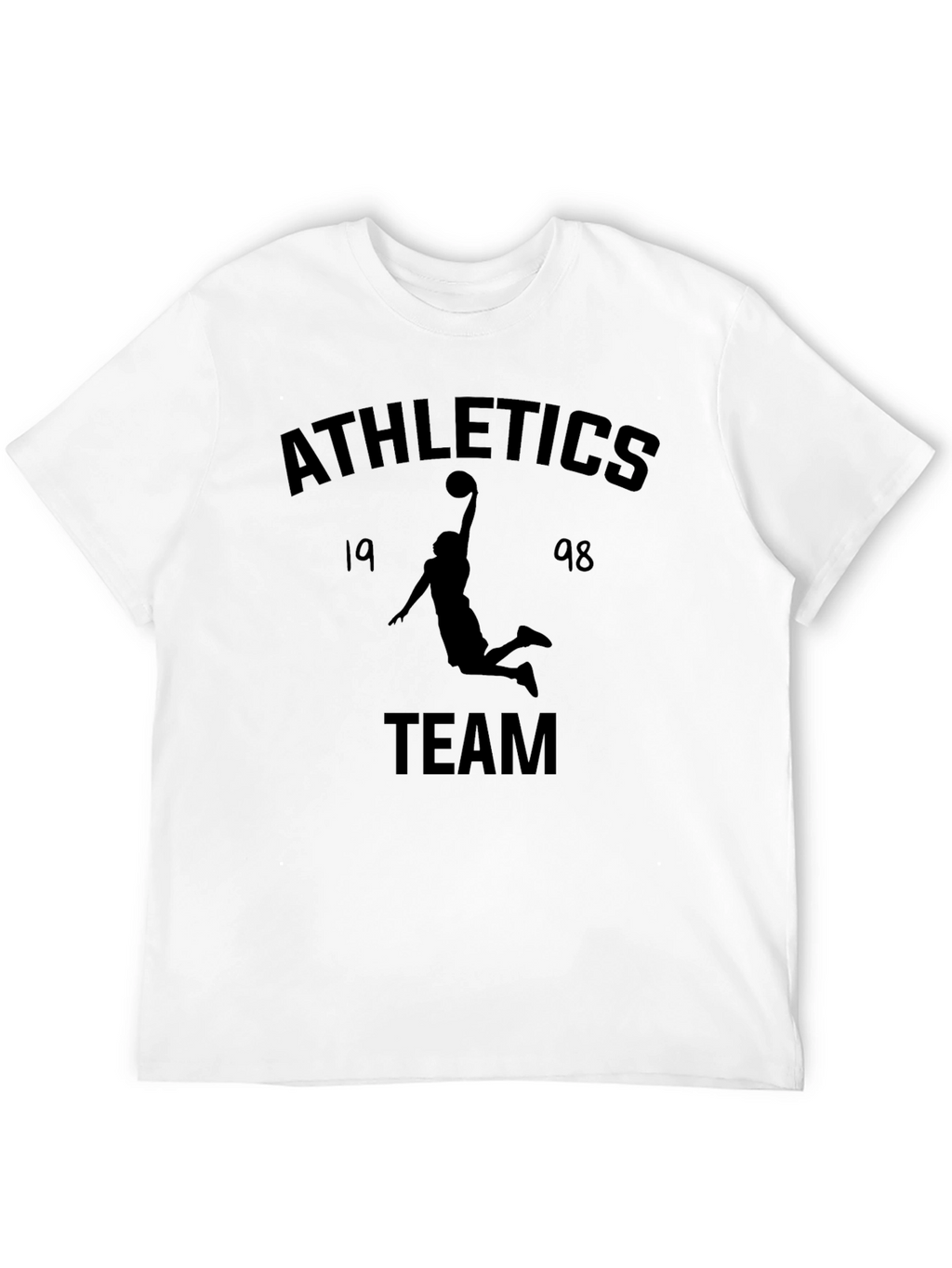 Athletics Team Graphic T-Shirt - Black