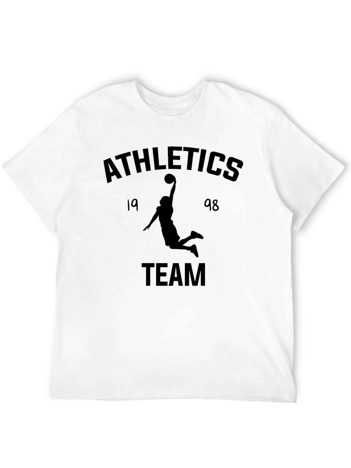 Athletics Team Graphic T-Shirt - Black