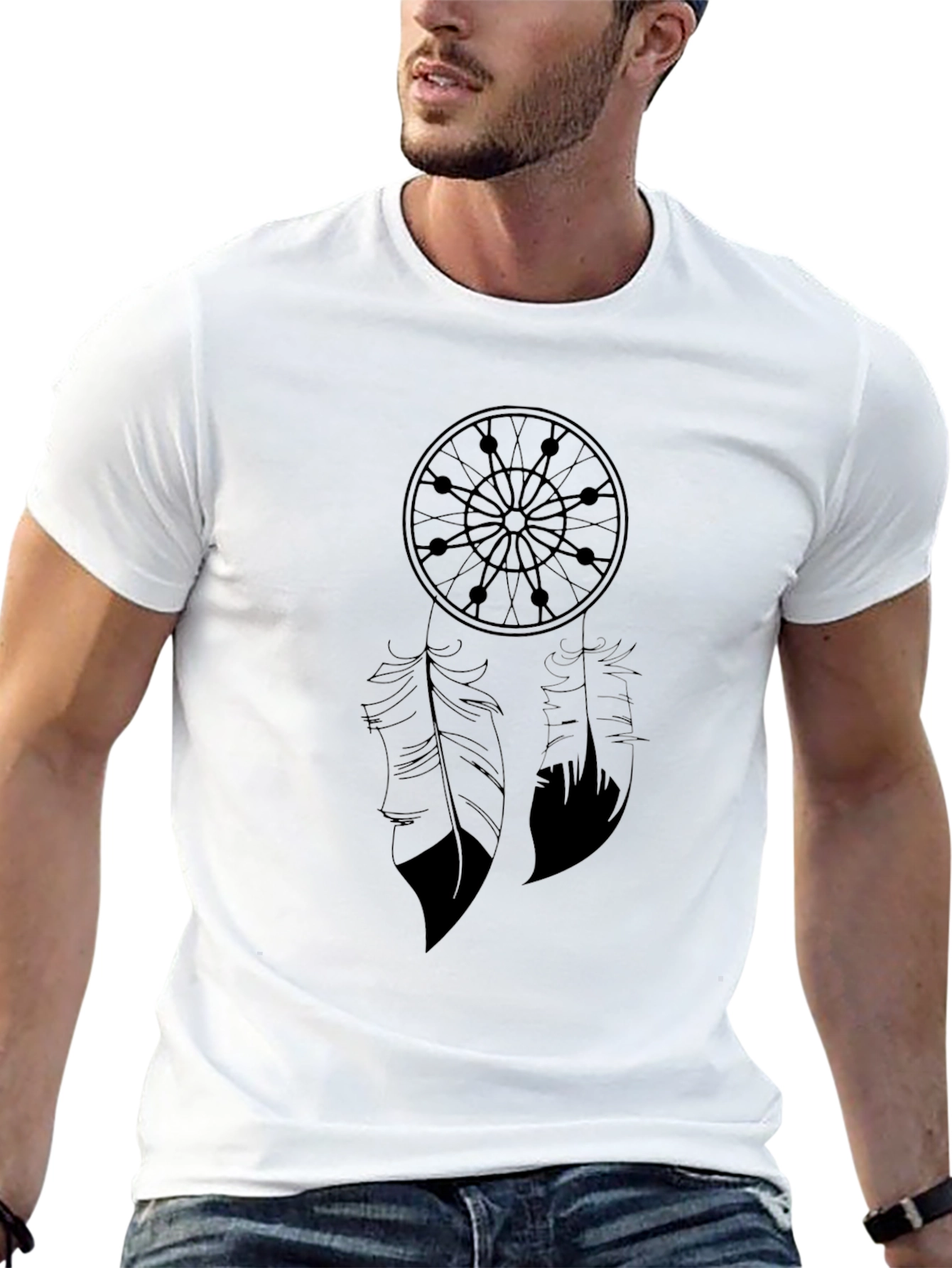 Black Dreamcatcher Graphic Tee