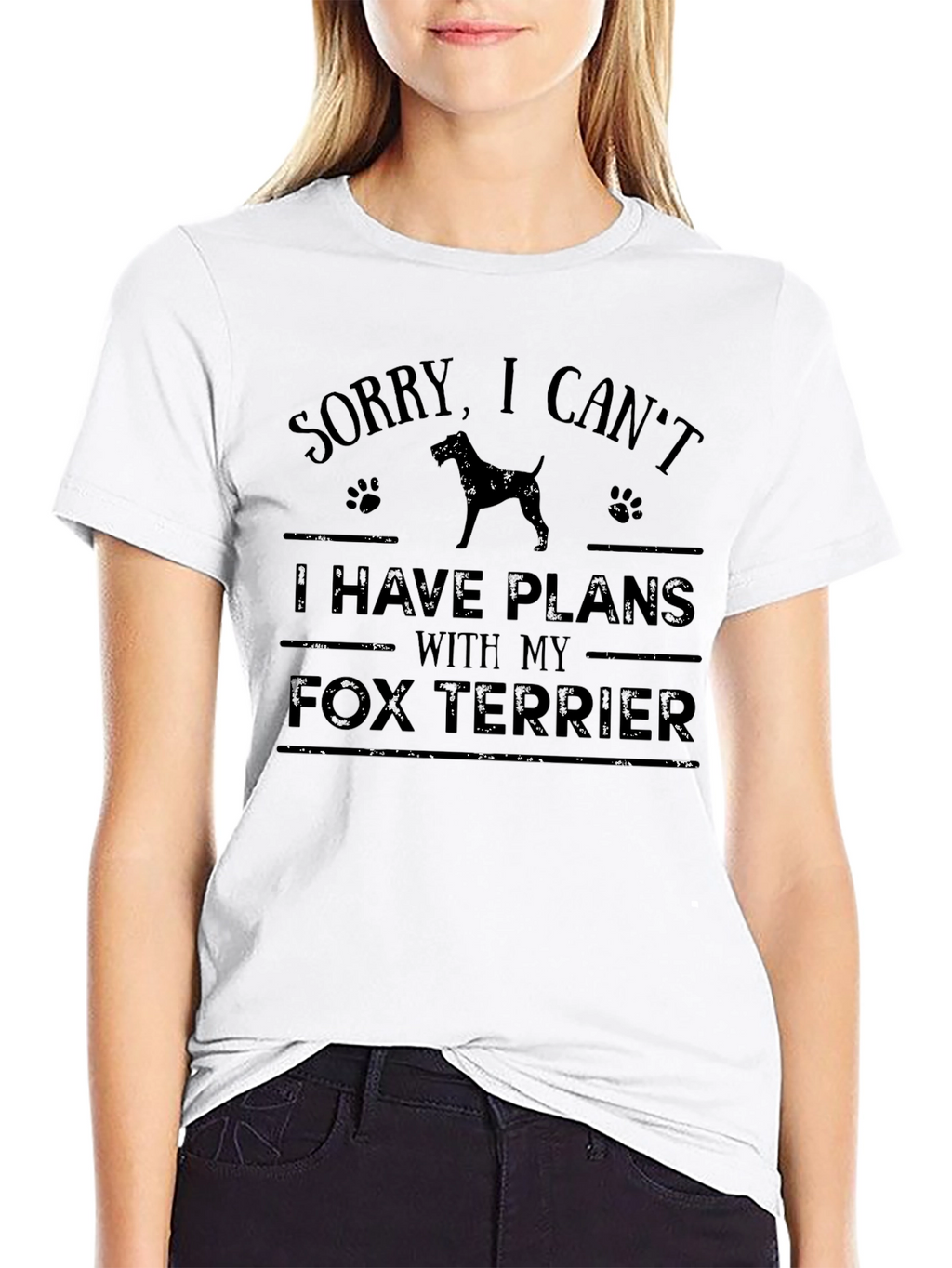 Sorry I Cant Fox Terrier T-Shirt
